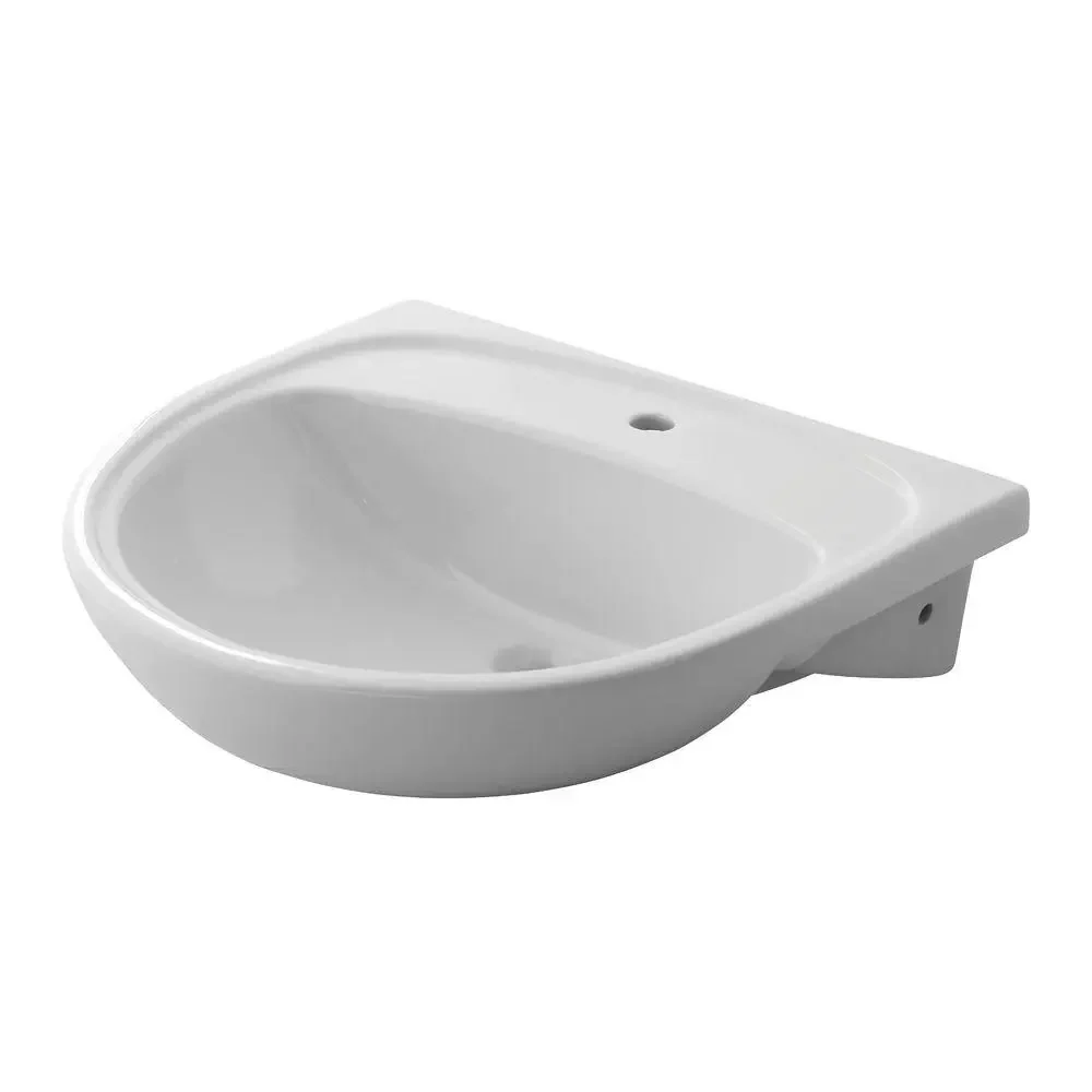 Mezzo Semi-Countertop Sink Less Overflow with Center Hole Only - Image 5