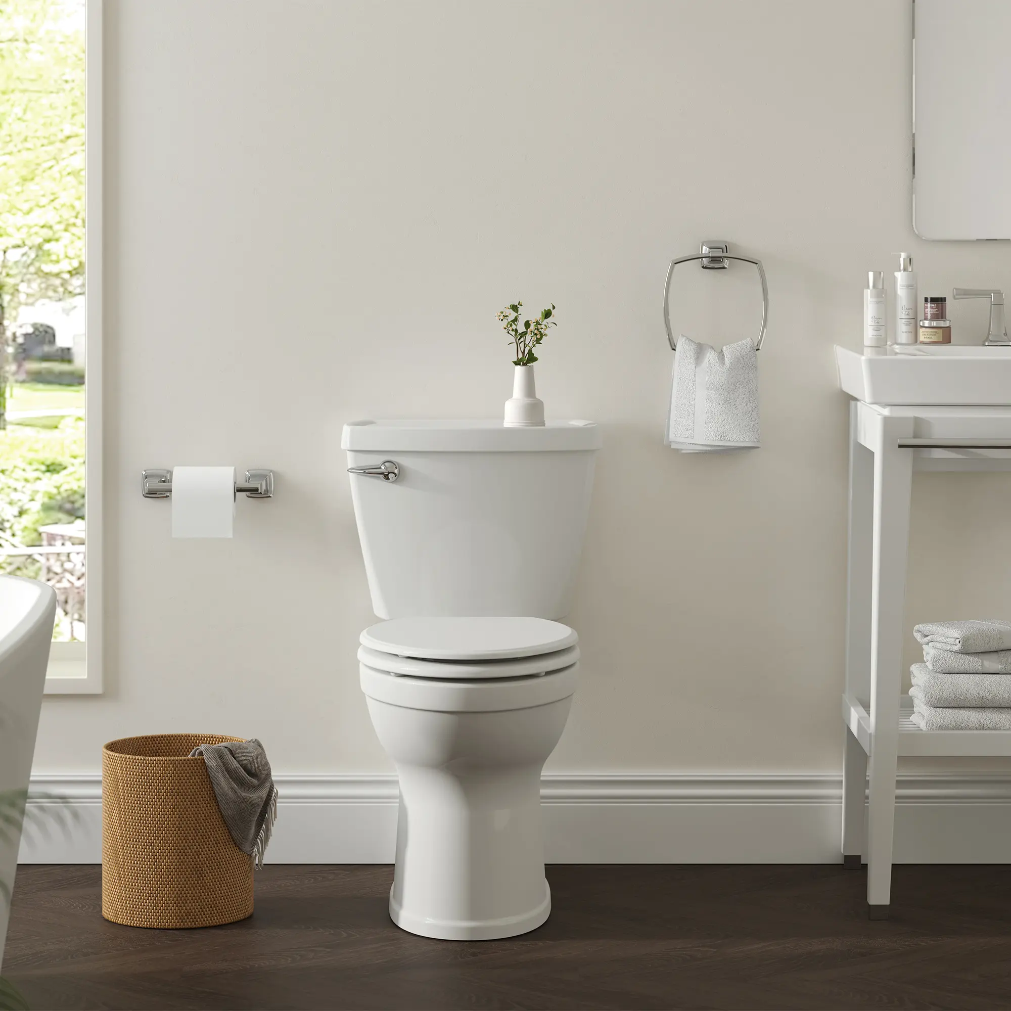 Moments Slow-Close & Easy Lift-Off Elongated Wood Toilet Seat - Image 14