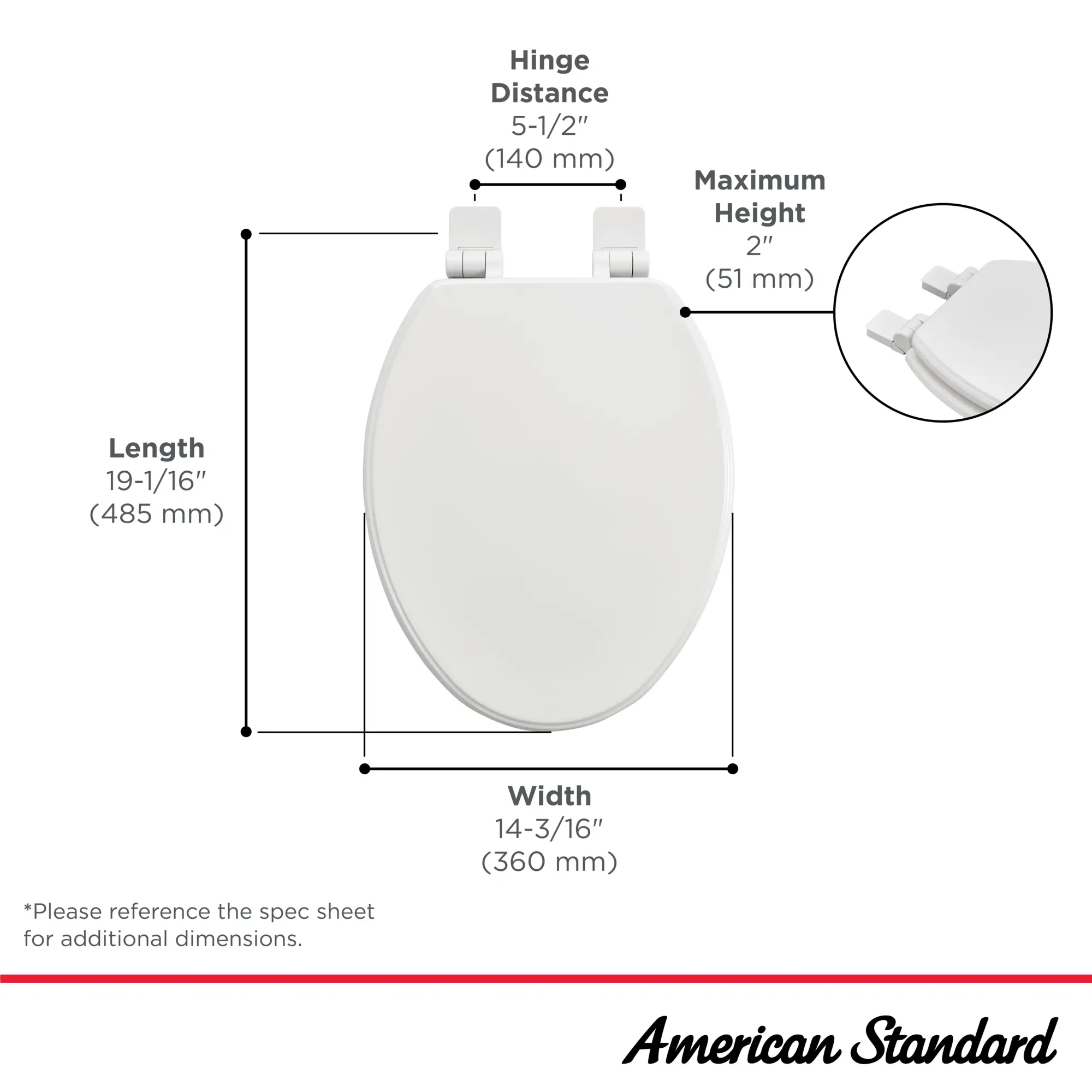 Moments Slow-Close & Easy Lift-Off Elongated Wood Toilet Seat - Image 19