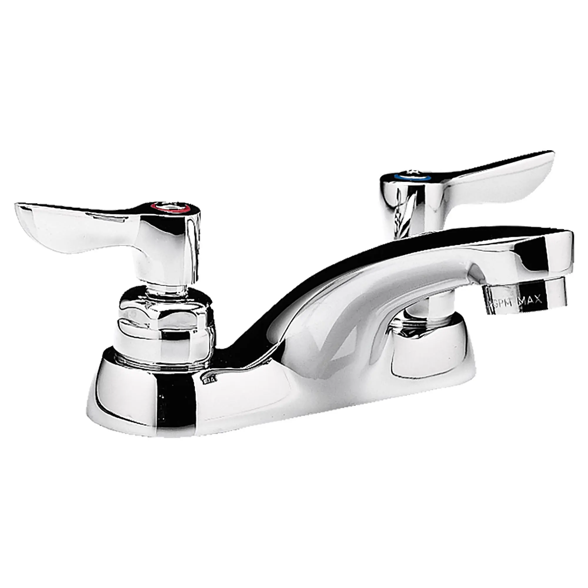 Monterrey® 4-Inch Centerset Cast Faucet With Lever Handles 1.5 gpm/5.7 Lpm With Grid Drain - Image 2