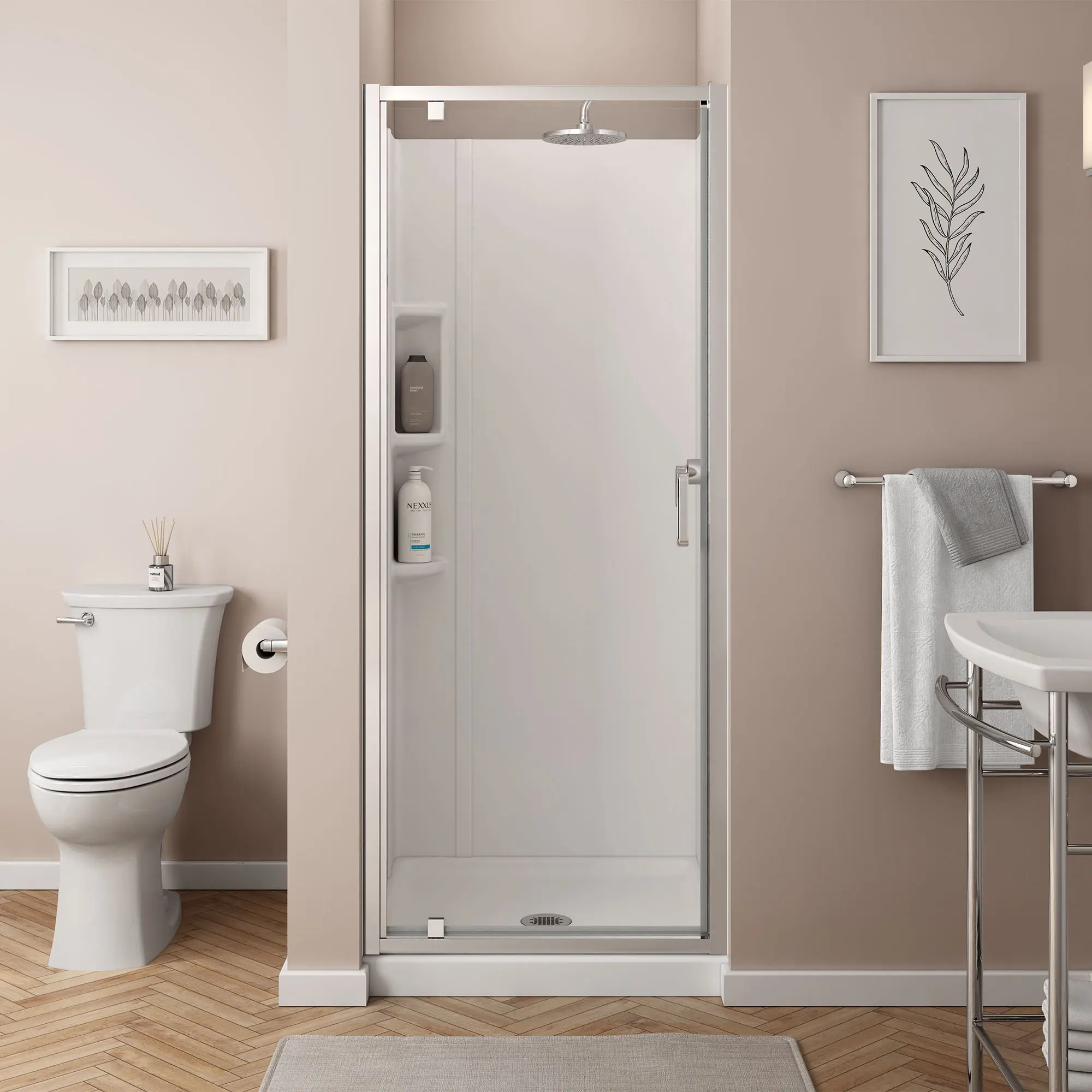New Mainstream 32in Alcove Shower Base