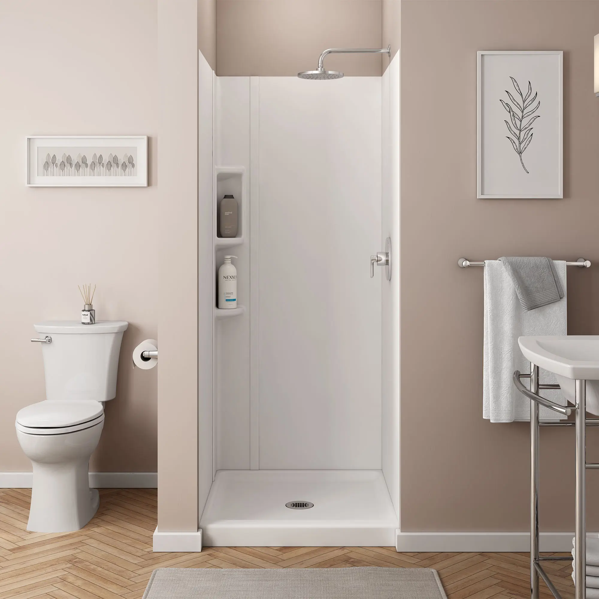New Mainstream 32in Alcove Shower Base - Image 3