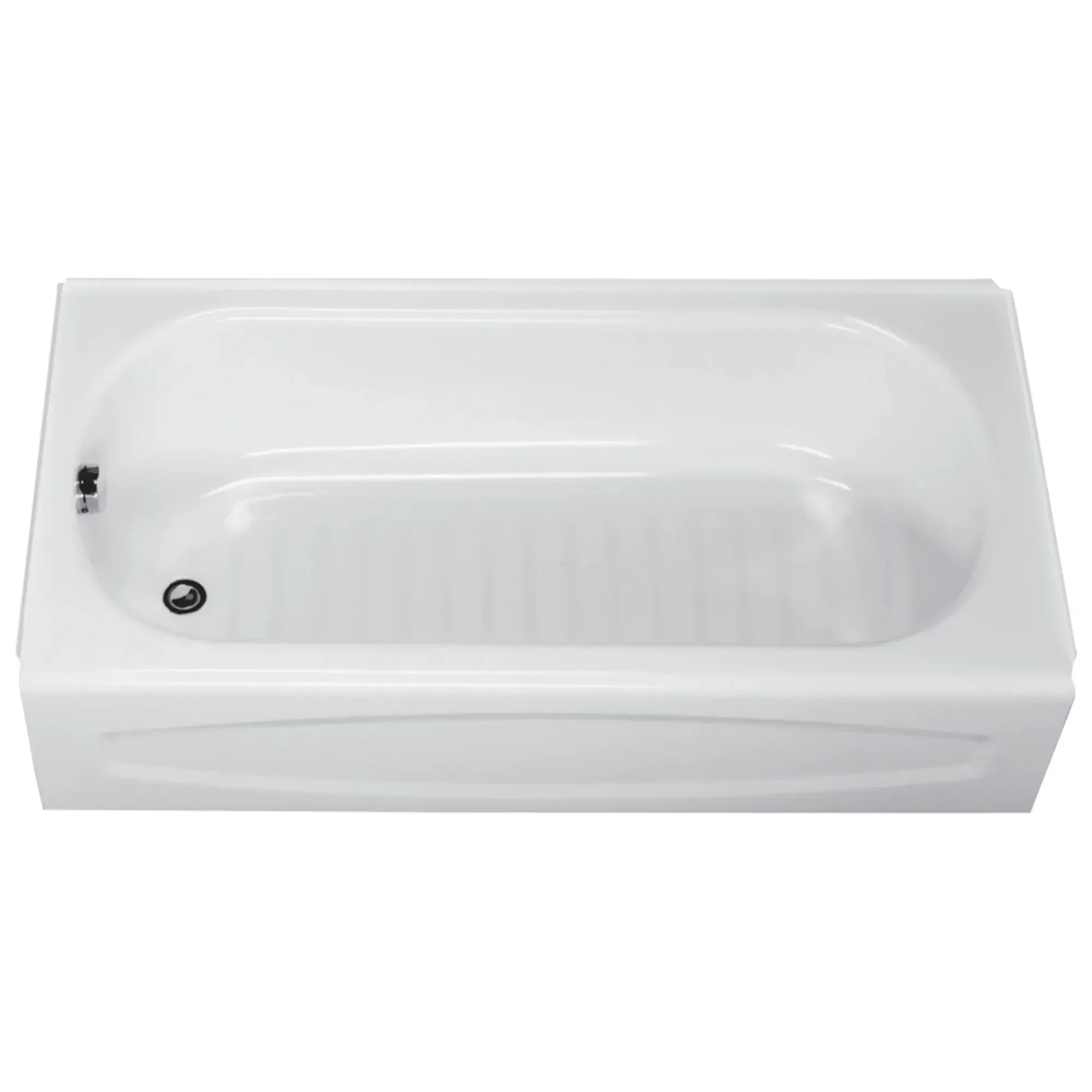 New Solar® 60 x 30-Inch Integral Apron Bathtub Above Floor Rough With Left-Hand Outlet