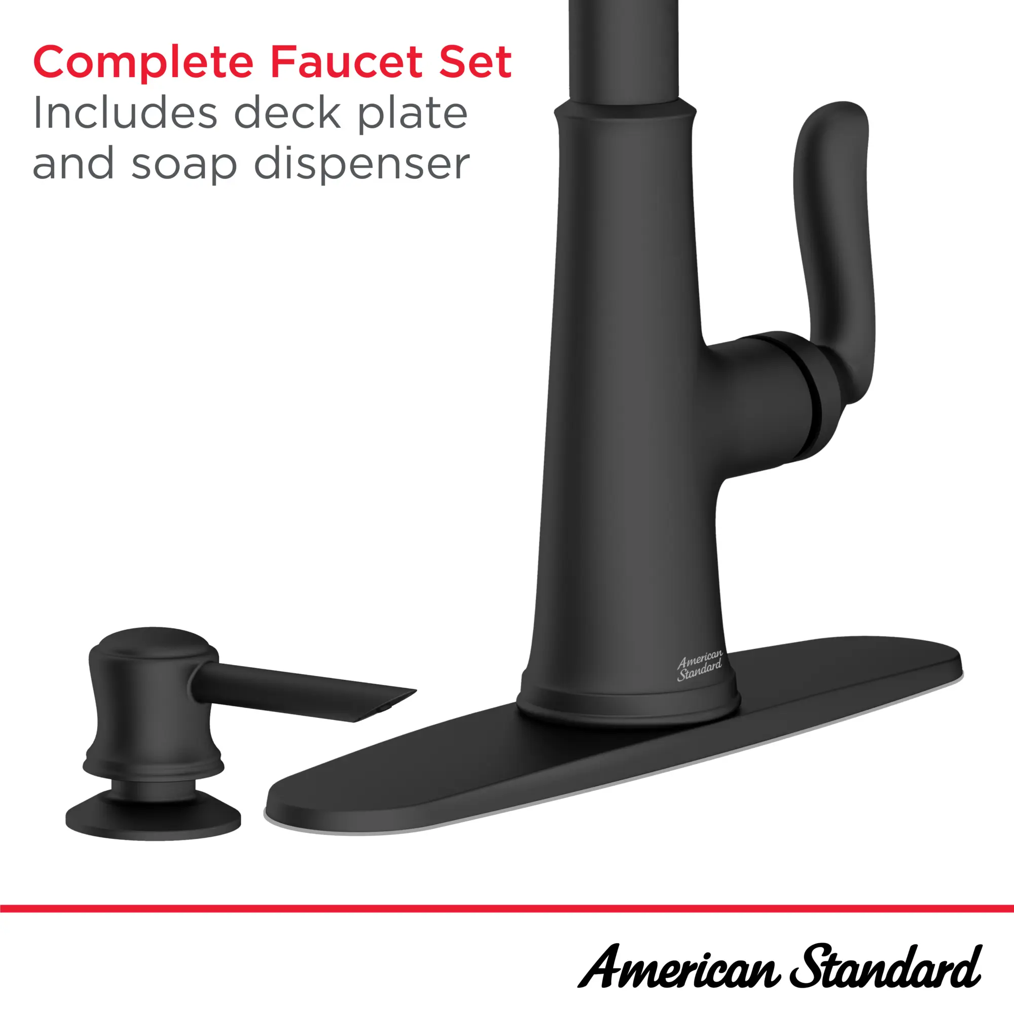 Northport® One-Handle Pull-Down Kitchen Faucet With Soap Dispenser - Image 11