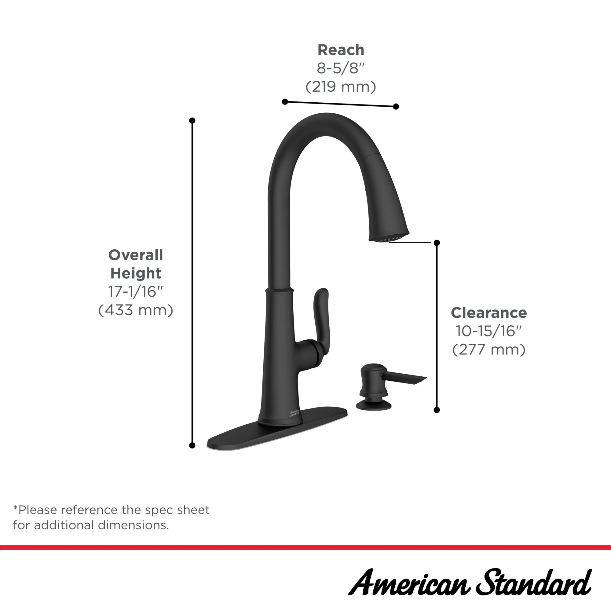 Northport® One-Handle Pull-Down Kitchen Faucet With Soap Dispenser - Image 28