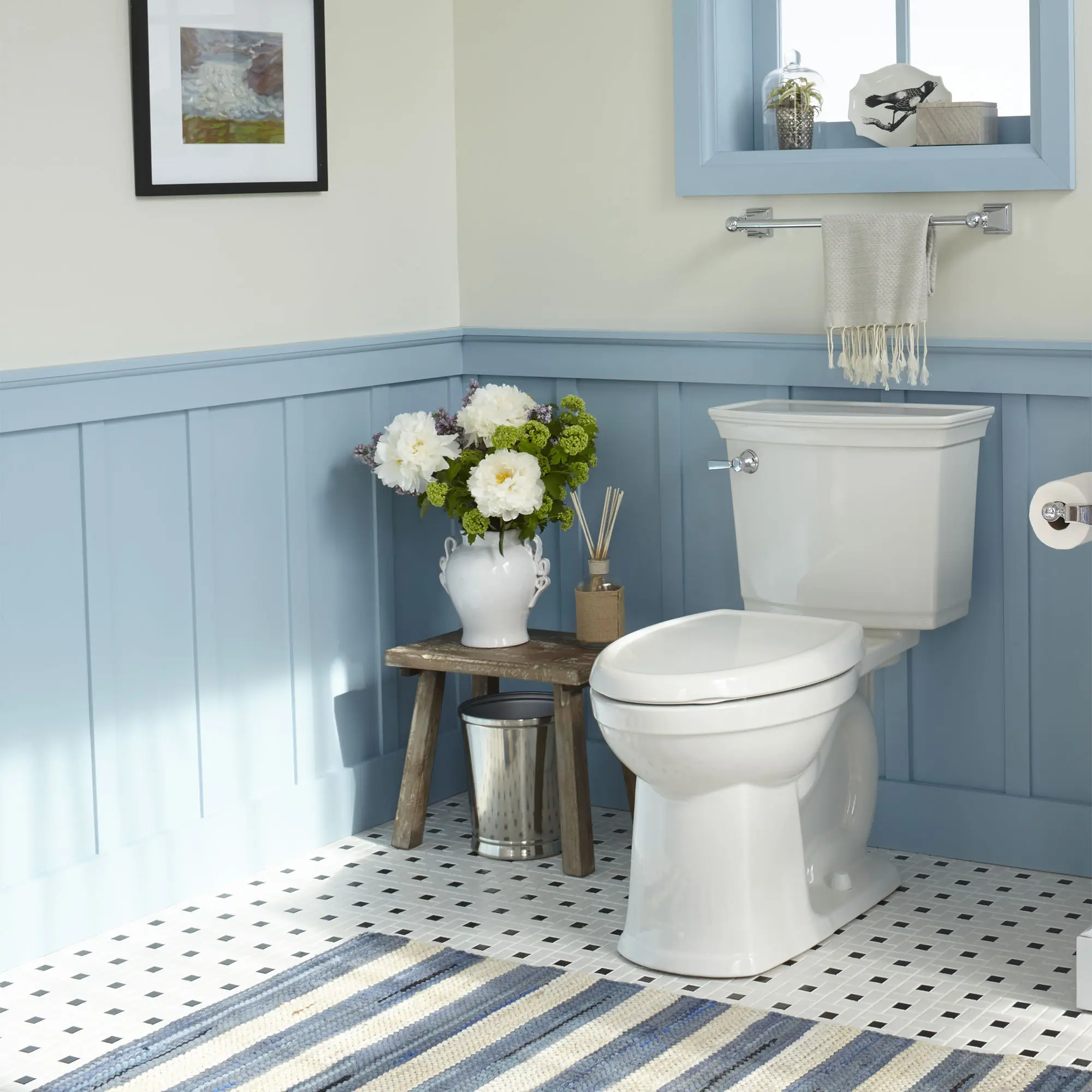 Optum VorMax Two-Piece 1.28 gpf/4.8 Lpf Chair Height Elongated Toilet with Seat - Image 10