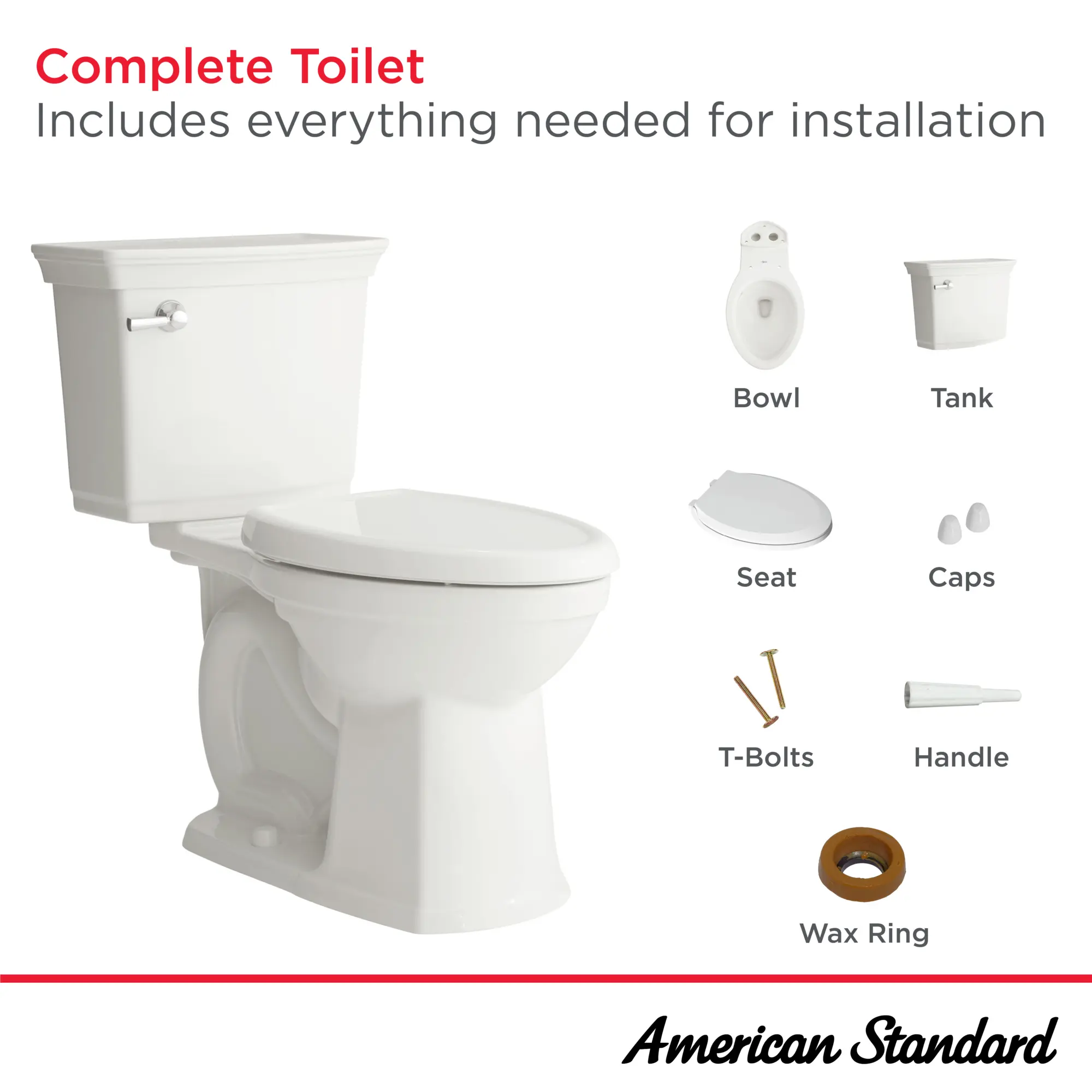 Optum VorMax Two-Piece 1.28 gpf/4.8 Lpf Chair Height Elongated Toilet with Seat - Image 16
