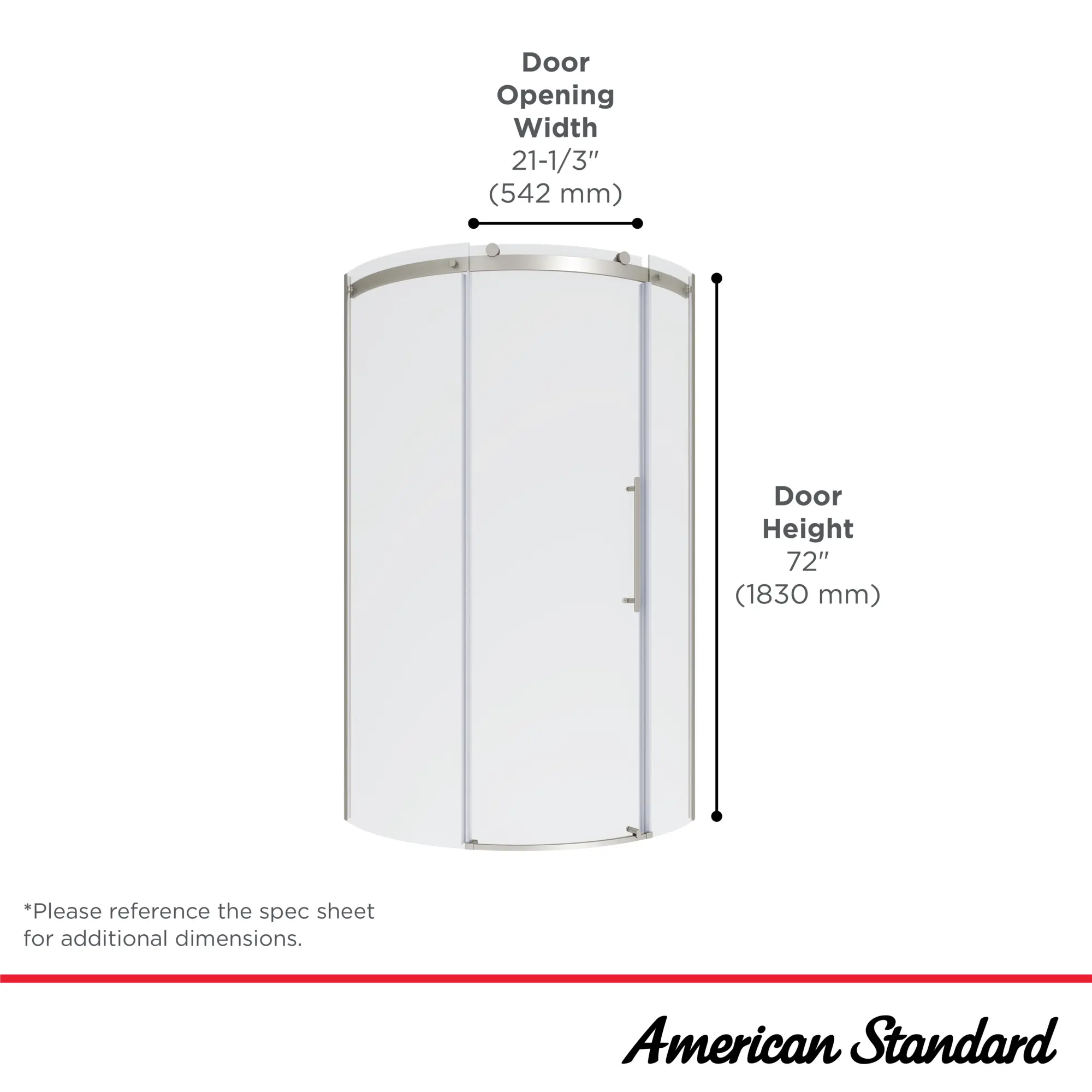Ovation Curve 36x72 Curved Door - Image 5