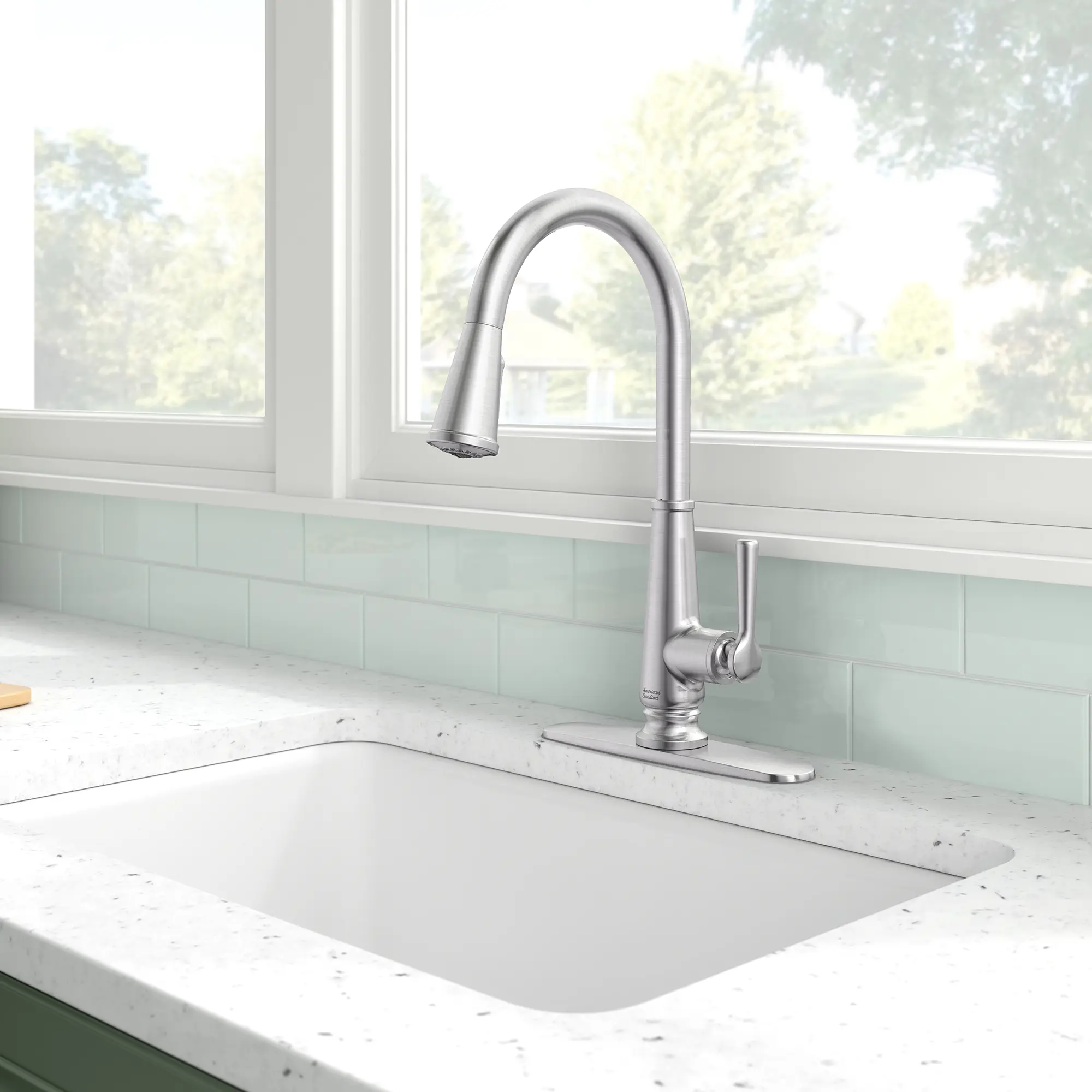 Palestra Single-Handle Pull-Down Dual Spray Kitchen Faucet 1.8 GPM/6.8 L/min - Image 29
