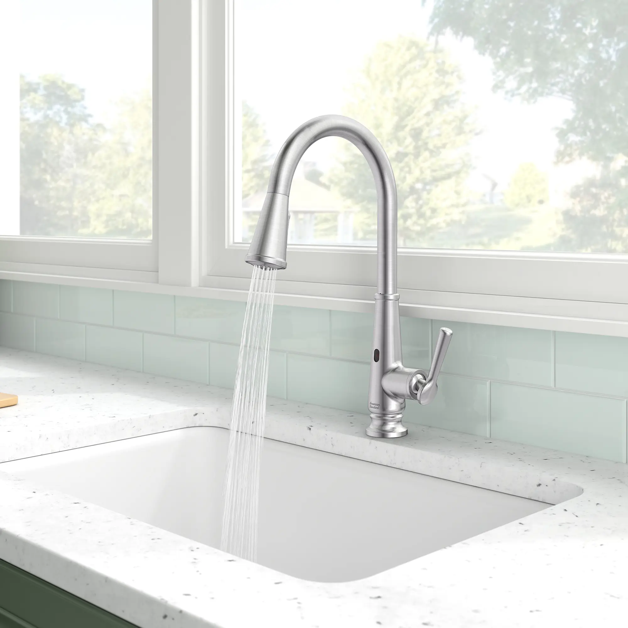 Palestra Touchless Single-Handle Pull-Down Dual Spray Kitchen Faucet 1.8 GPM/6.8 L/min - Image 33