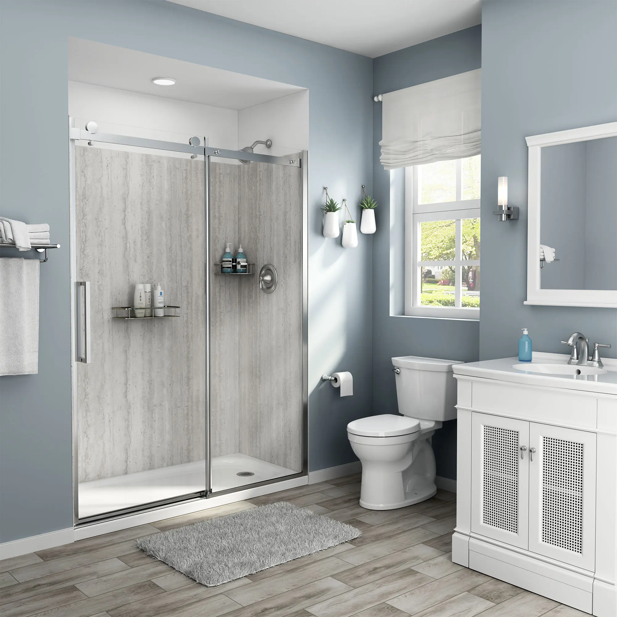 Passage 60 x 32 x 72-Inch Shower Wall Set - Image 25