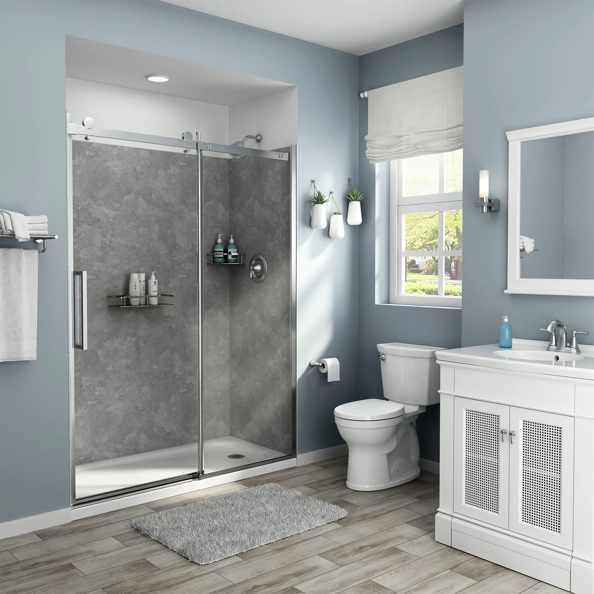 Passage 60 x 32 x 72-Inch Shower Wall Set - Image 45