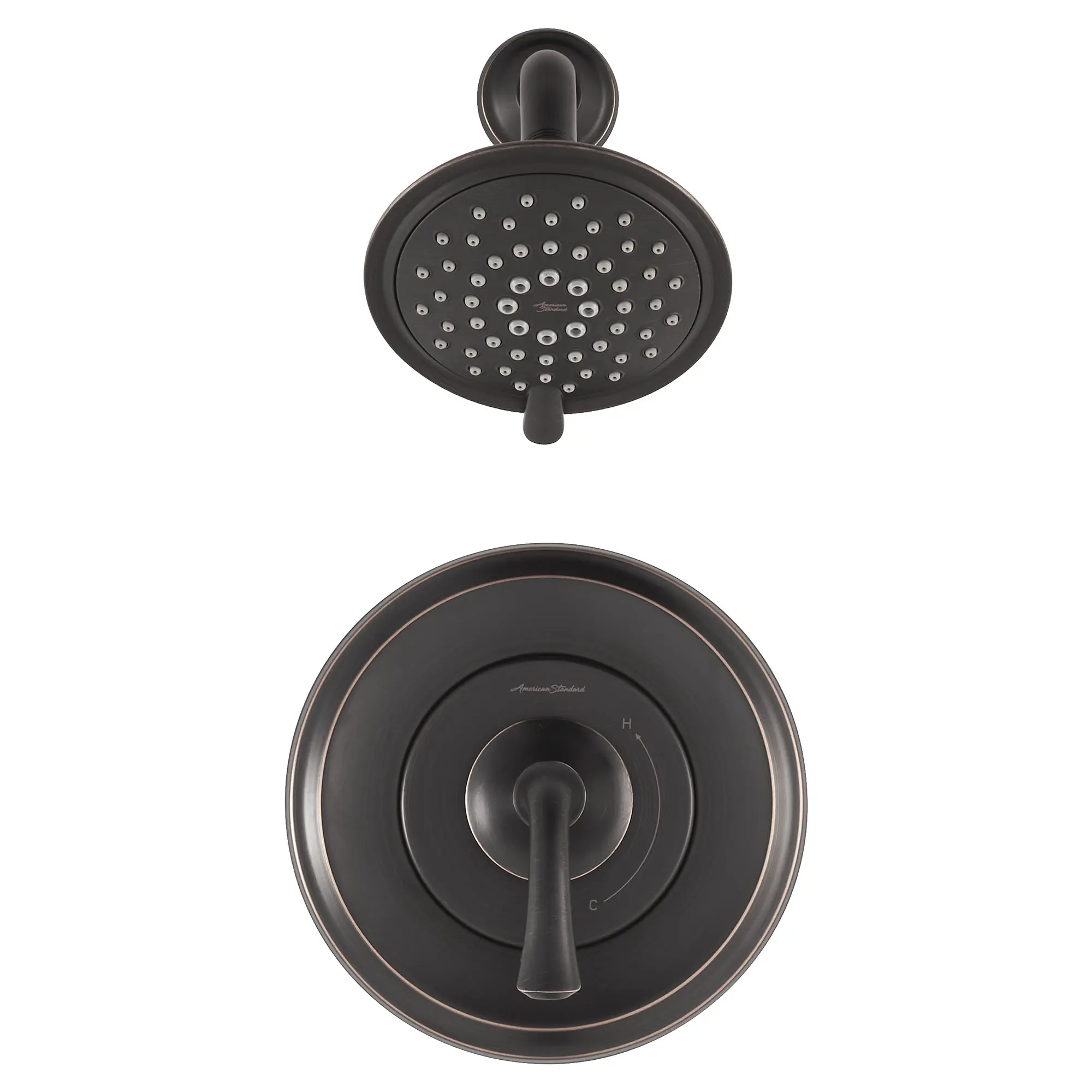 Patience® 2.5 gpm/9.5 L/min Shower Trim Kit With 3-Function Showerhead, Double Ceramic Pressure Balance Cartridge With Lever Handle - Image 15