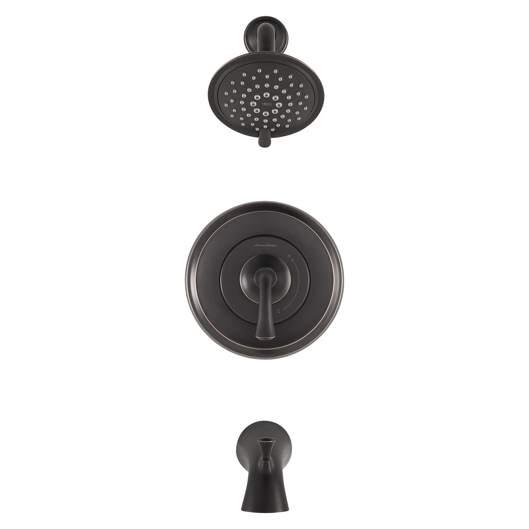 Patience® 2.5 gpm/9.5 L/min Tub and Shower Trim Kit With 3-Function Showerhead, Double Ceramic Pressure Balance Cartridge With Lever Handle - Image 14