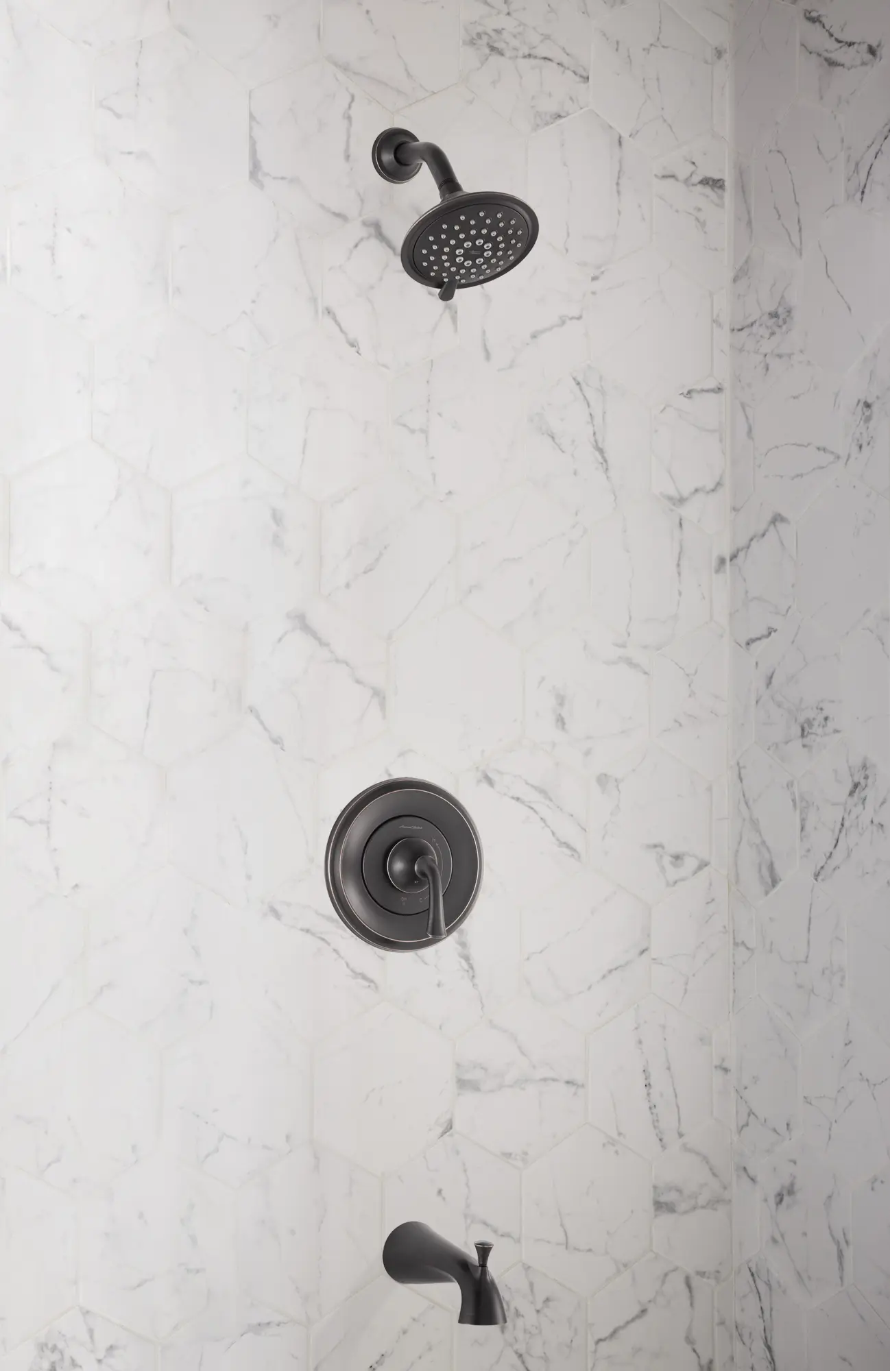 Patience® 2.5 gpm/9.5 L/min Tub and Shower Trim Kit With 3-Function Showerhead, Double Ceramic Pressure Balance Cartridge With Lever Handle - Image 7