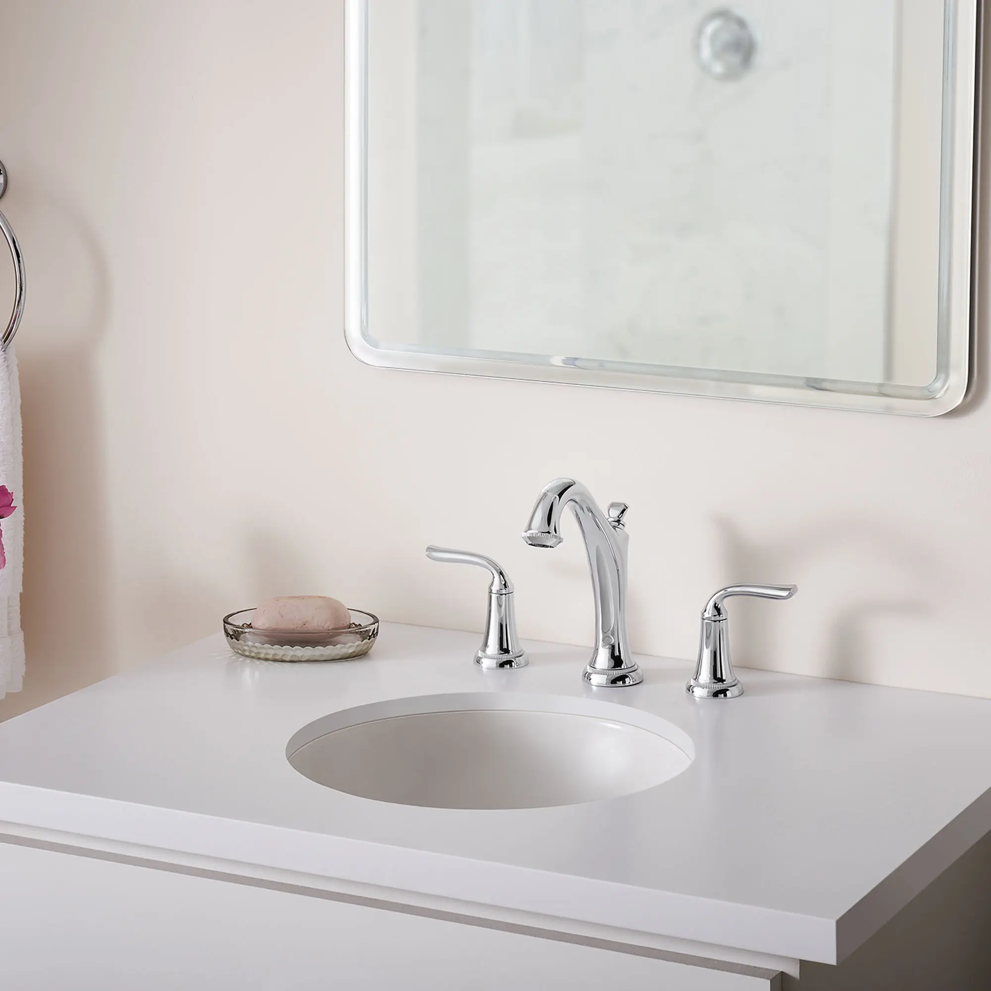 Patience® 8-Inch Widespread 2-Handle Bathroom Faucet 1.2 gpm/4.5 L/min With Lever Handles - Image 55