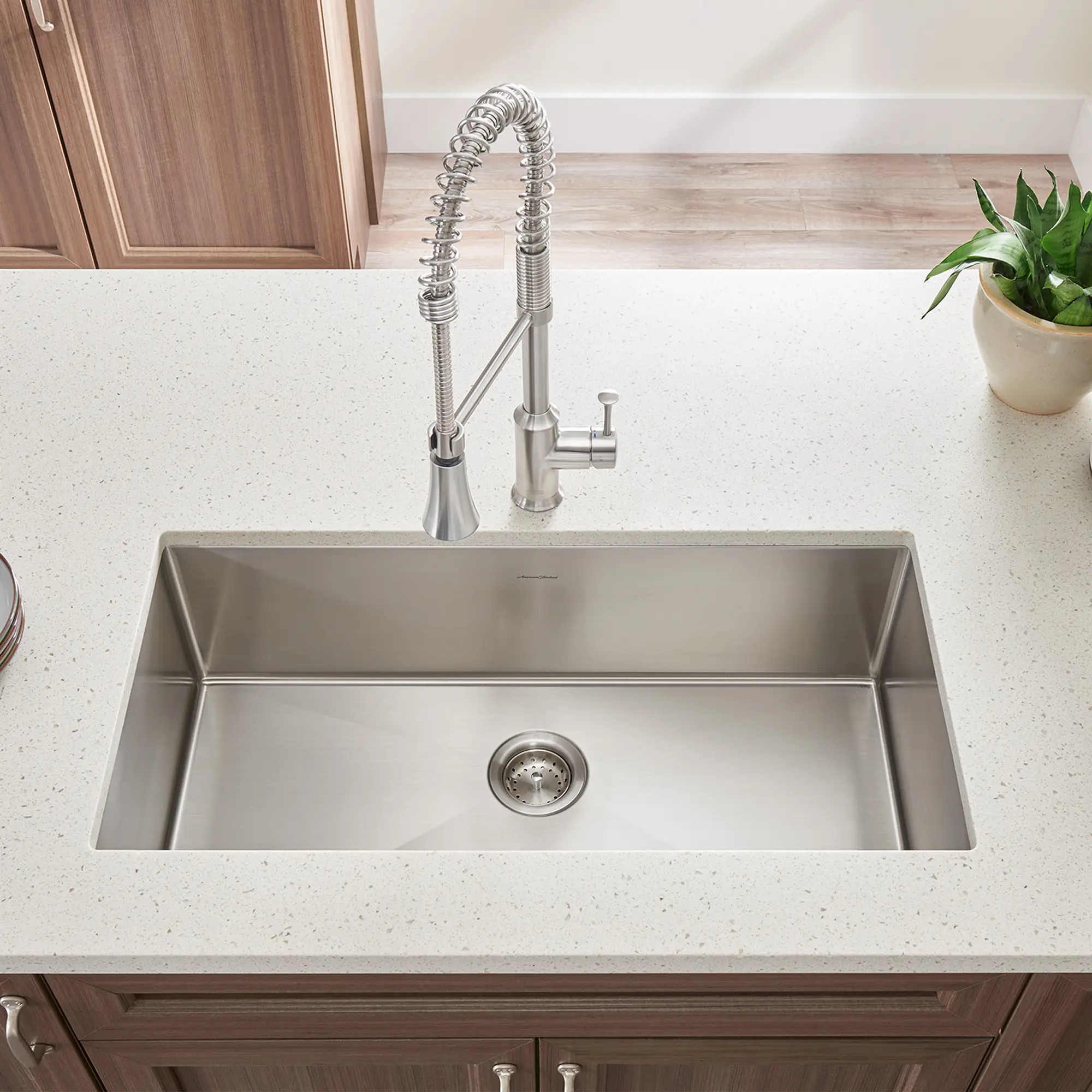 Pekoe® 35 x 18-Inch Stainless Steel Undermount Single-Bowl Kitchen Sink - Image 8