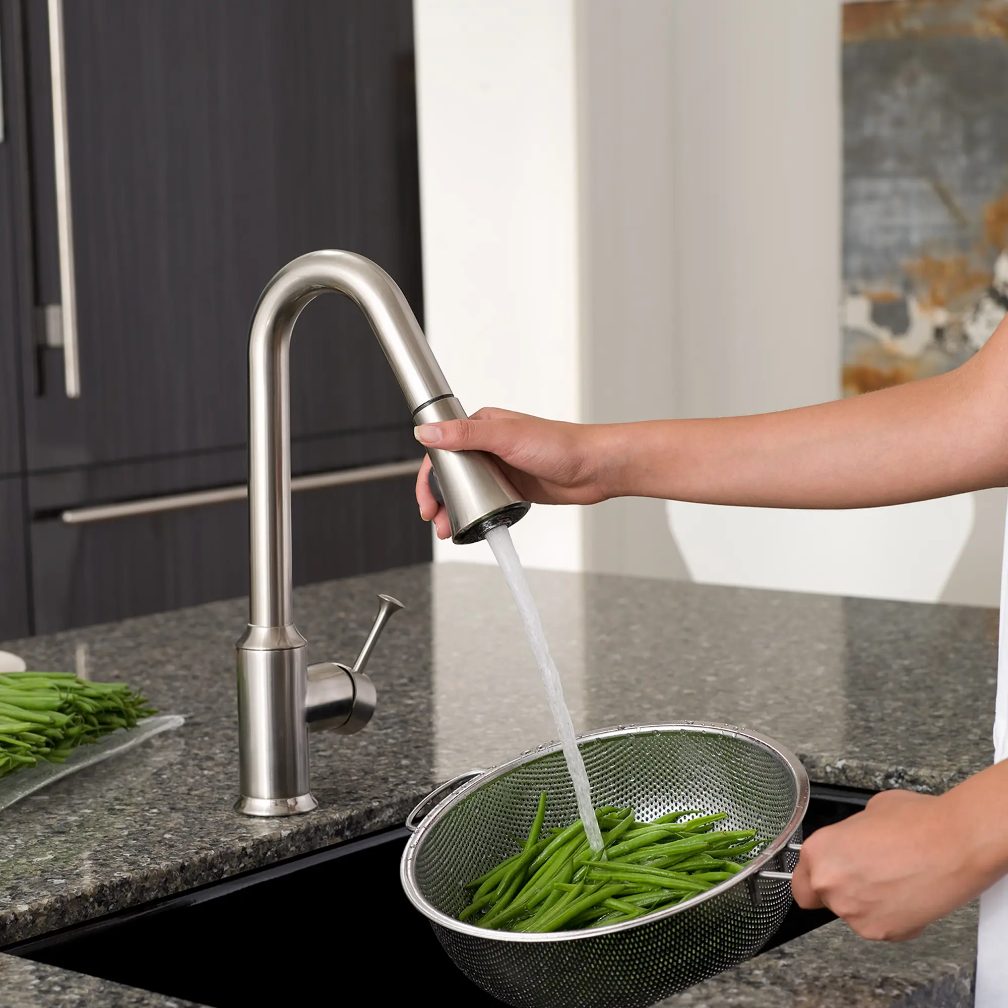 Pekoe® Single-Handle Pull-Down Dual-Spray Kitchen Faucet 2.2 gpm/8.3 L/min - Image 6