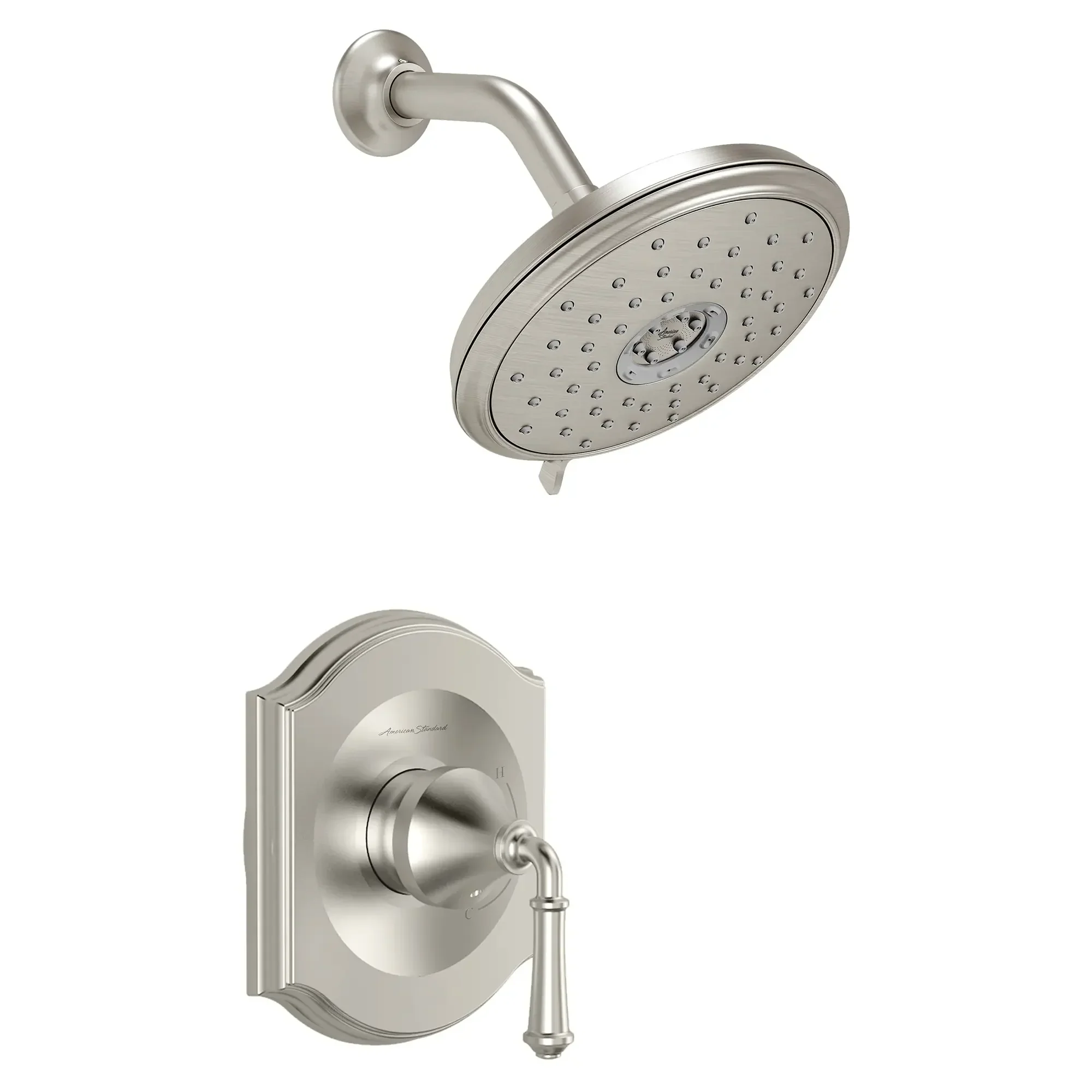 Portsmouth 1.8 GPM Shower Trim Kit with Water-Saving Showerhead and Double Ceramic Pressure Balance Cartridge with Lever Handle - Image 17