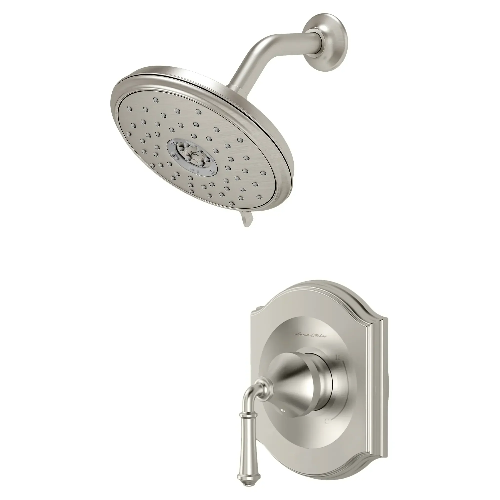 Portsmouth 1.8 GPM Shower Trim Kit with Water-Saving Showerhead and Double Ceramic Pressure Balance Cartridge with Lever Handle - Image 18