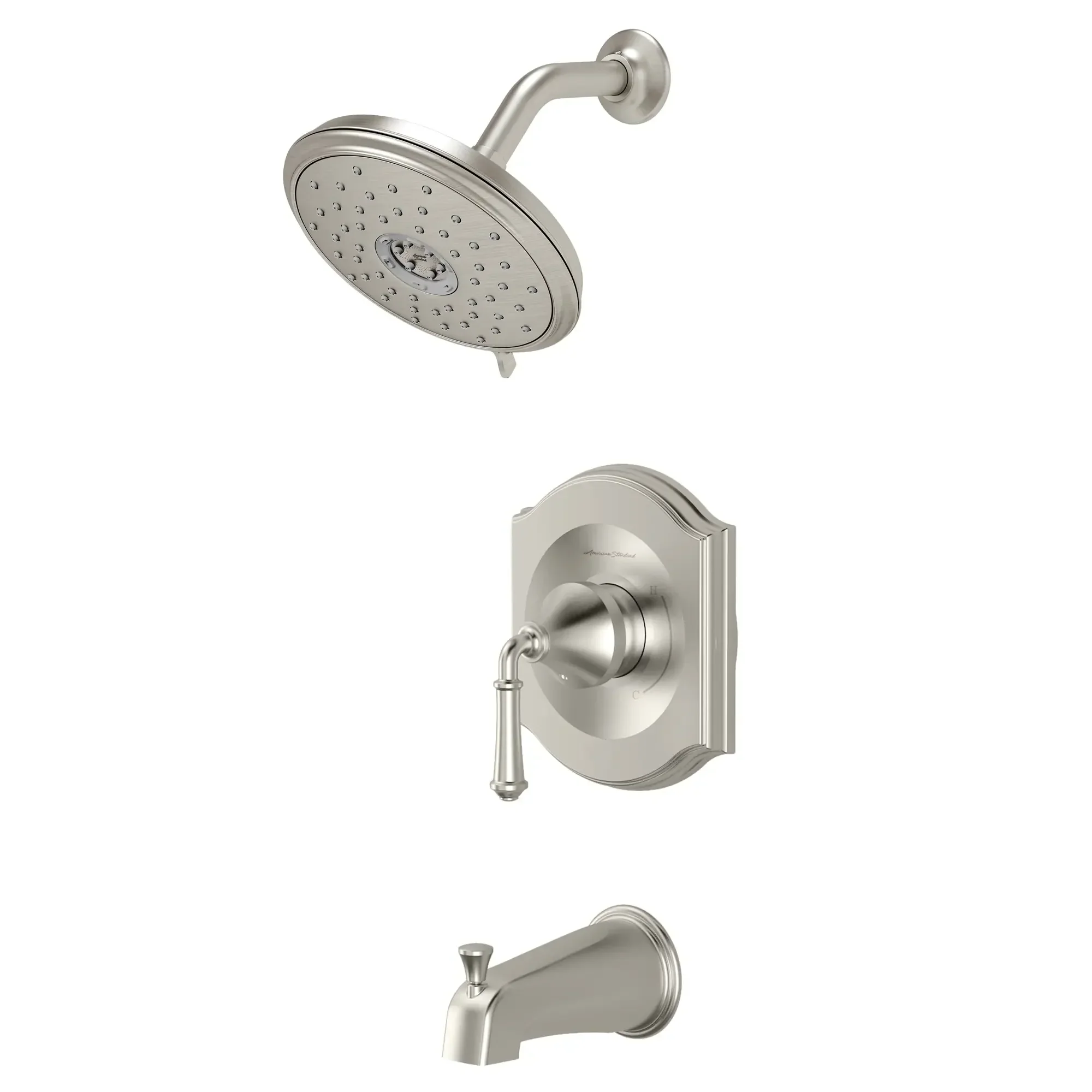 Portsmouth 1.8 GPM Tub and Shower Trim Kit with Water-Saving Showerhead and Double Ceramic Pressure Balance Cartridge with Lever Handle - Image 16