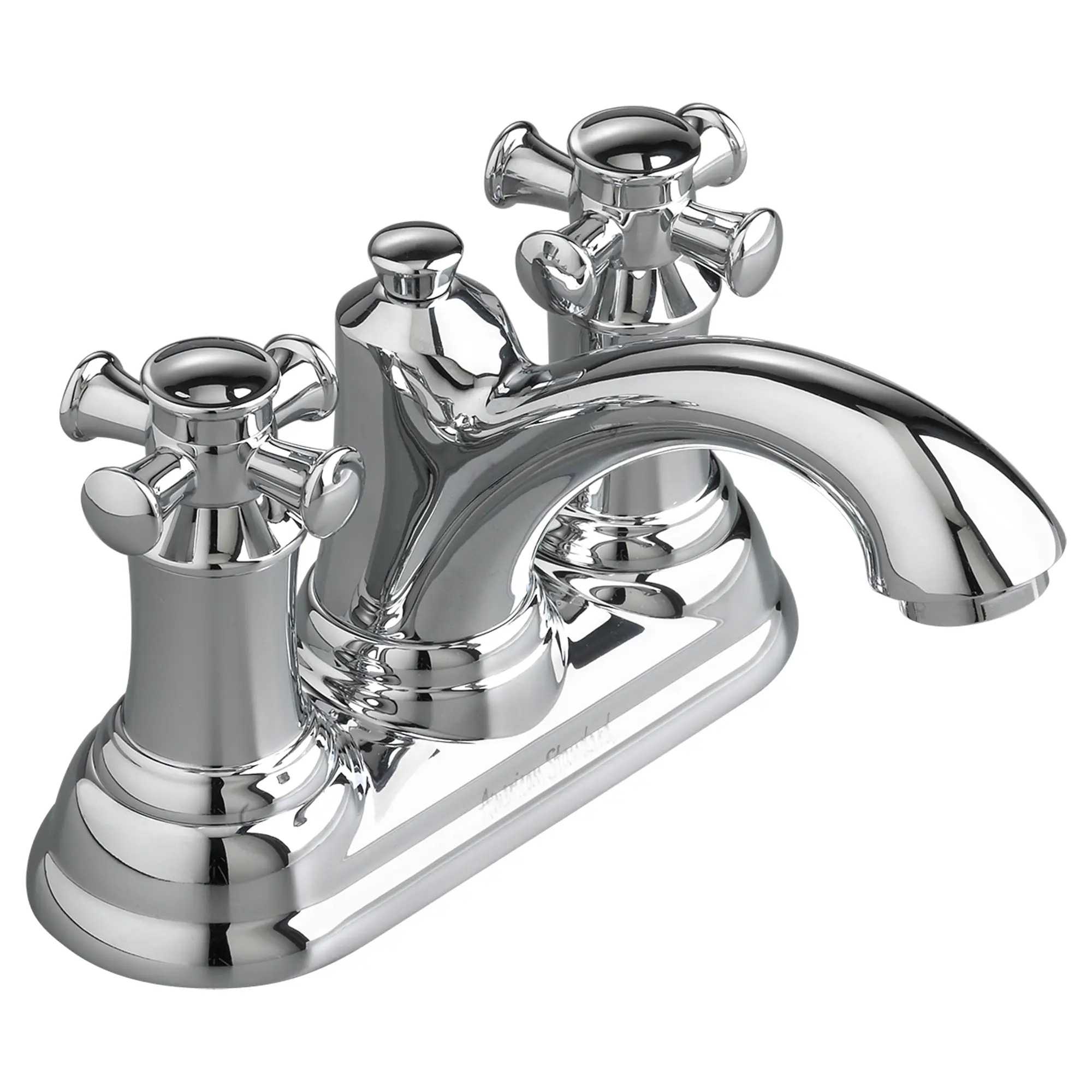 Portsmouth 4-In. Centerset 2-Handle Bathroom Faucet 1.2 GPM with Cross Handles - Image 2