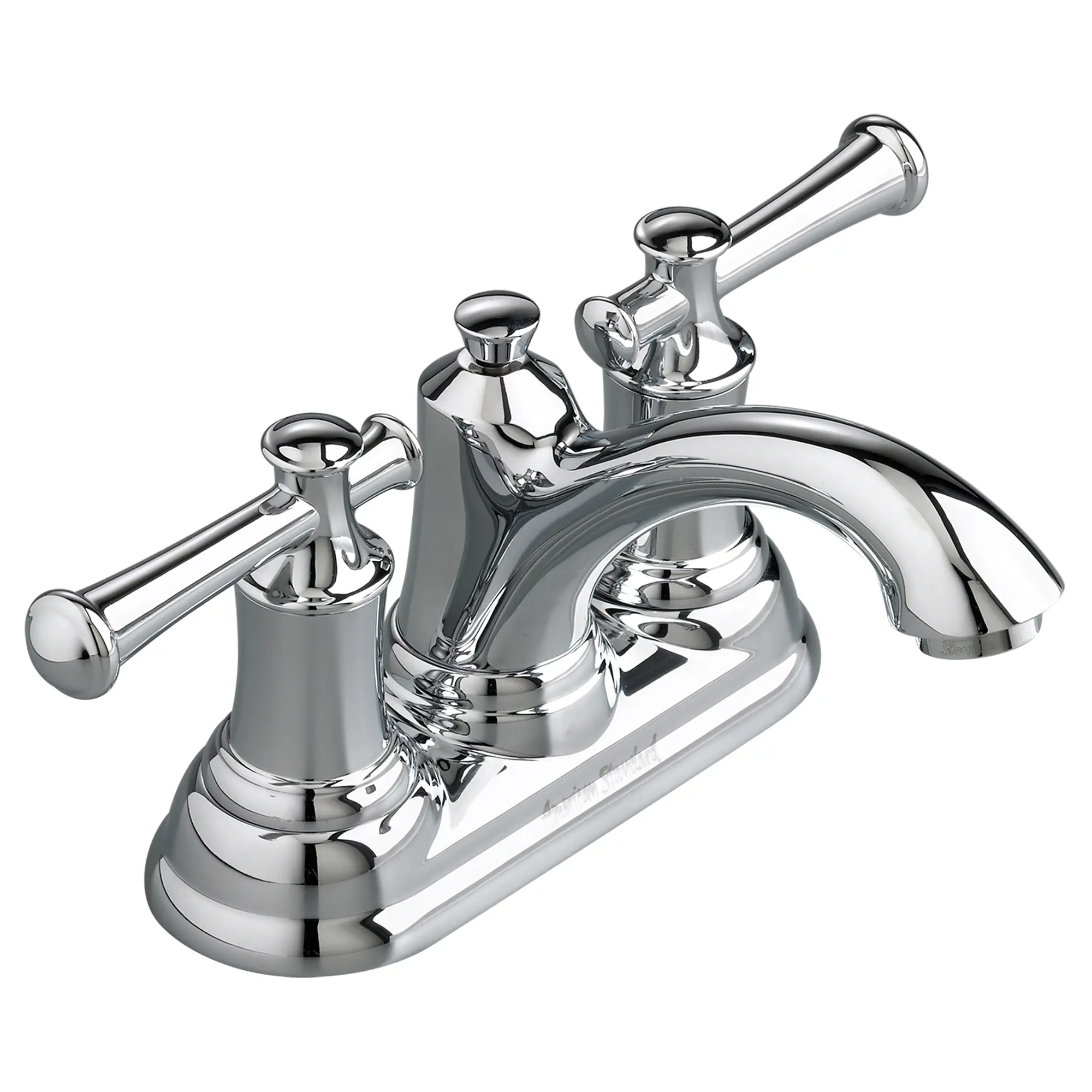Portsmouth 4-In. Centerset 2-Handle Bathroom Faucet 1.2 GPM with Lever Handles