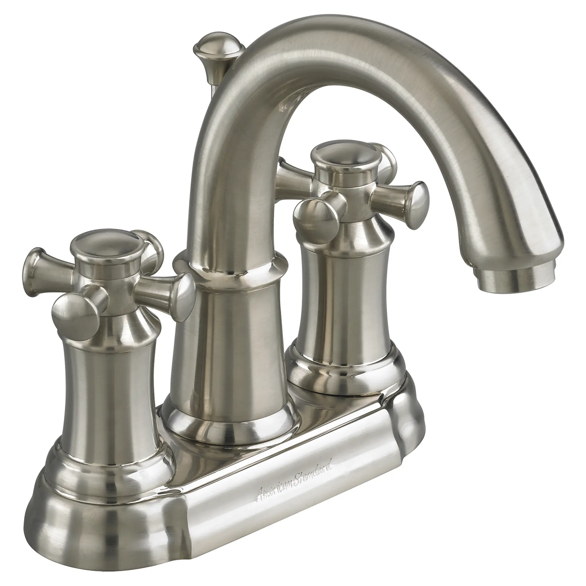Portsmouth 4-In. Centerset 2-Handle Crescent Spout Bathroom Faucet 1.2 GPM with Cross Handles - Image 12