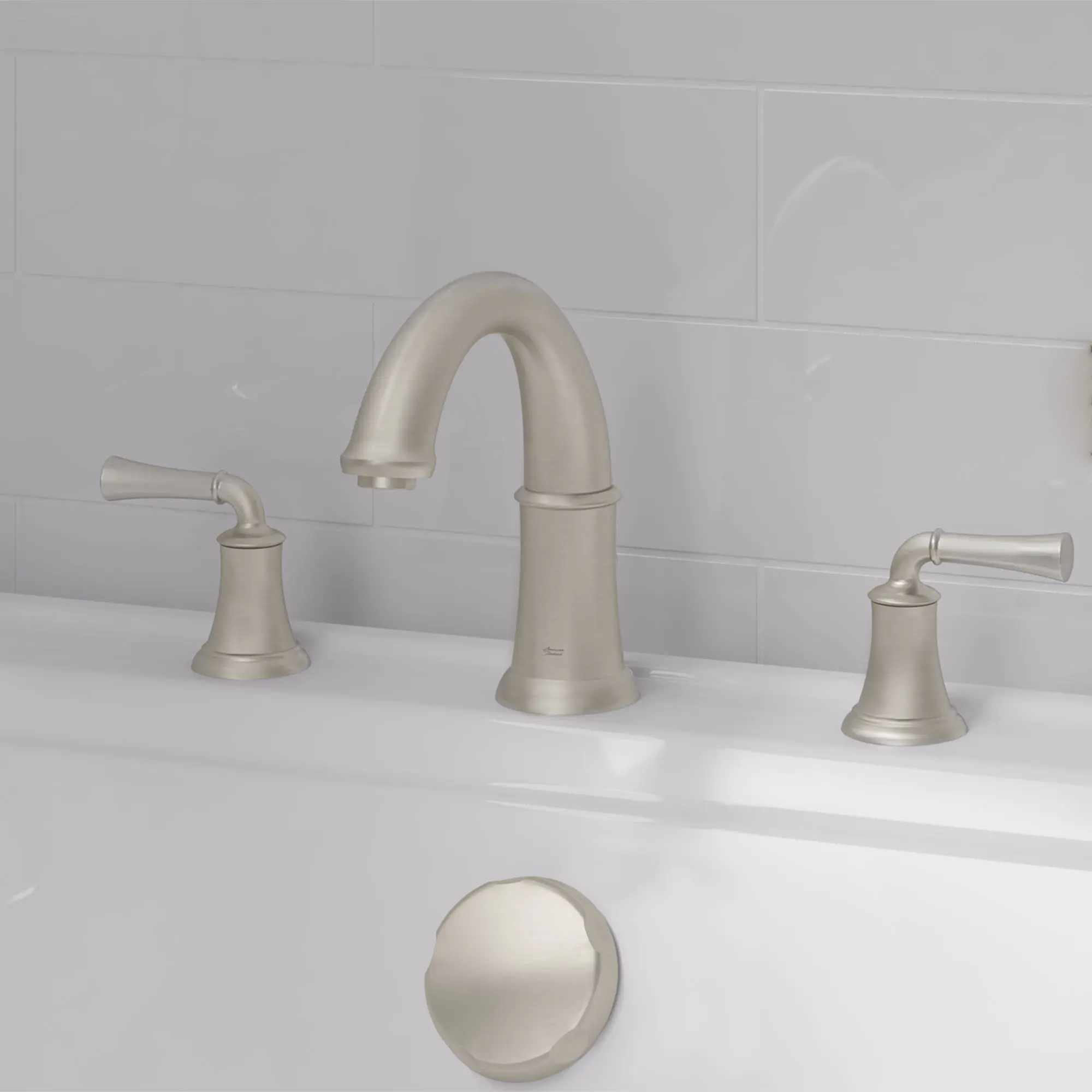 Portsmouth Bathtub Faucet for Flash Rough-in Valve with Lever Handles - Image 4