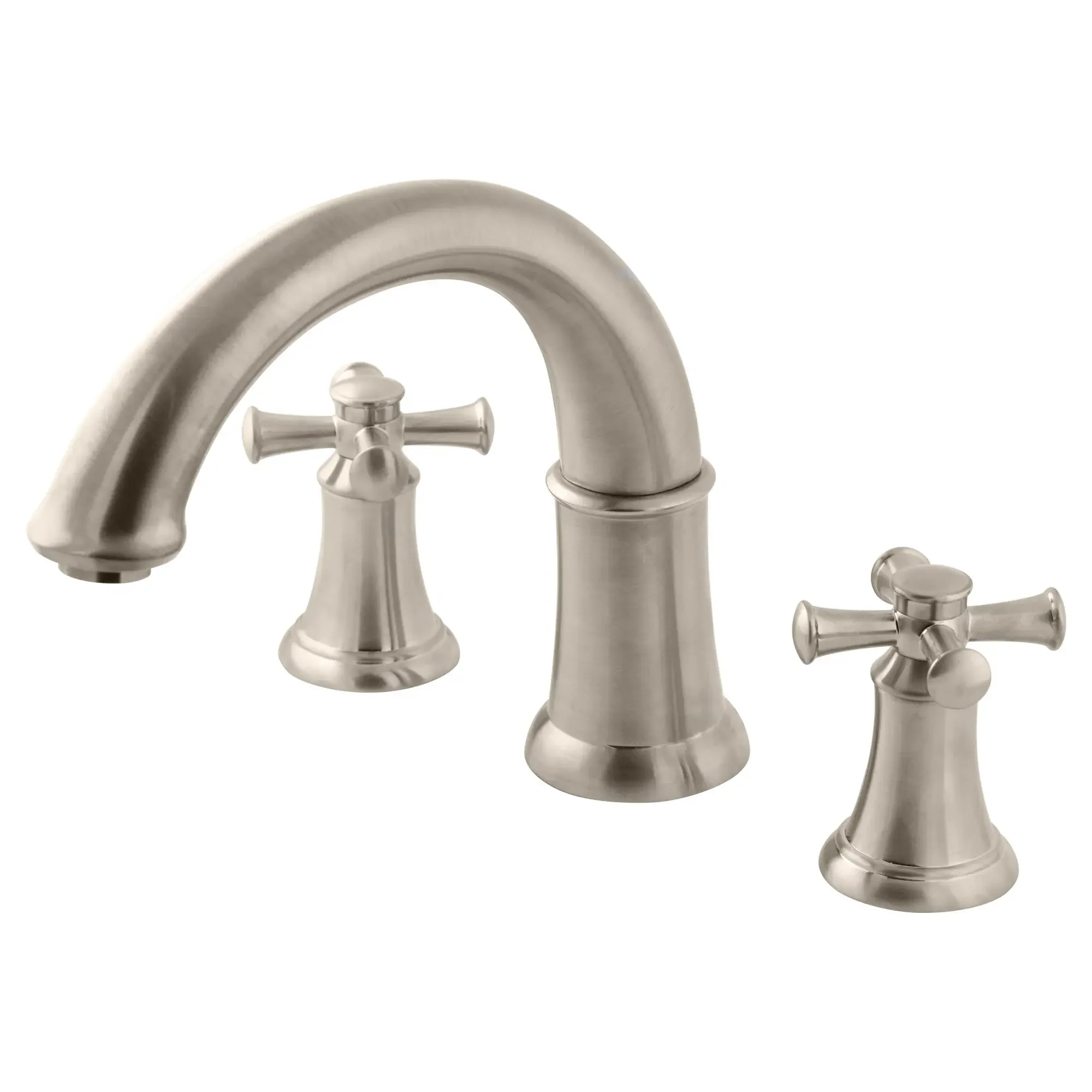 Portsmouth Bathtub Faucet with Personal Shower for Flash Rough-in Valve with Cross Handles - Image 3