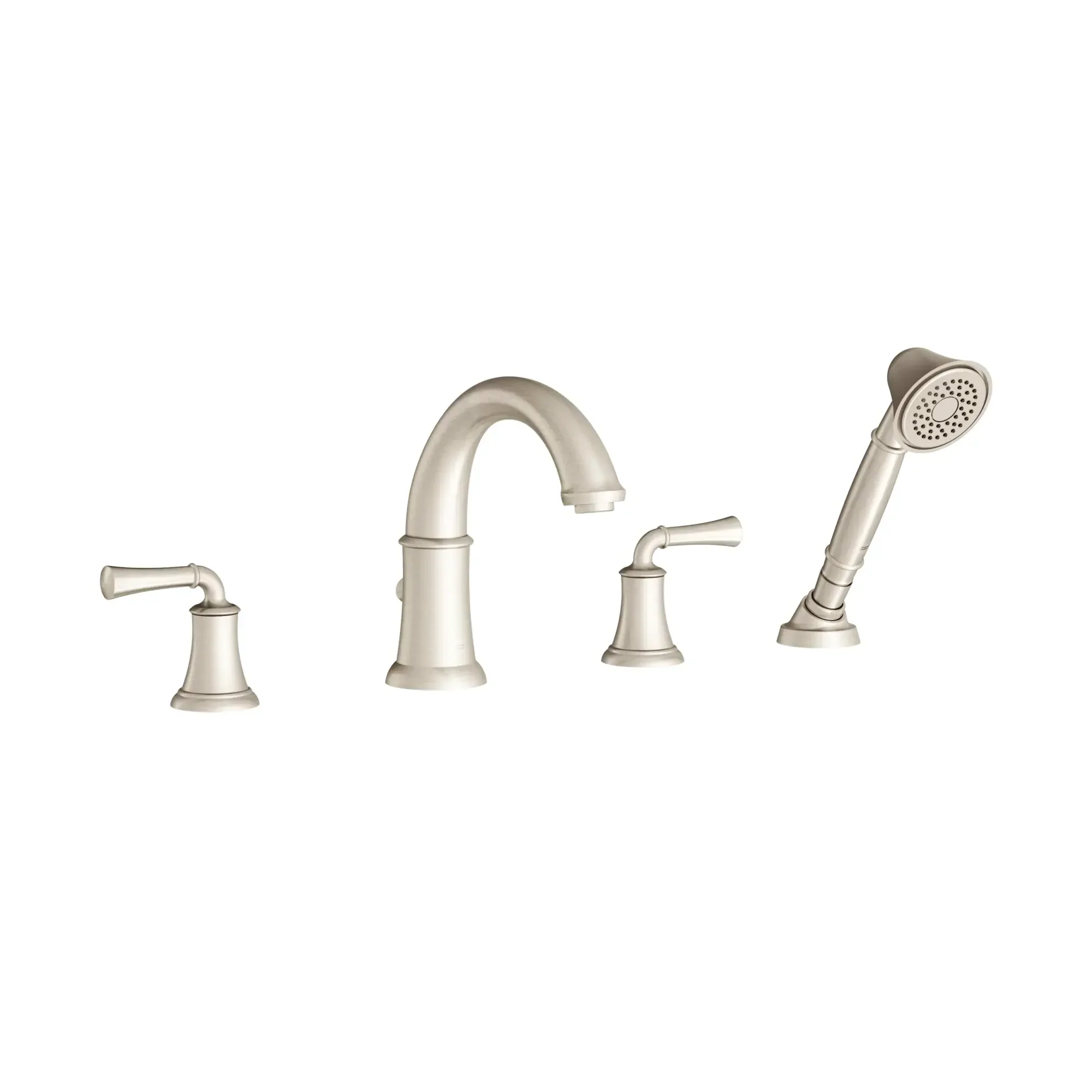 Portsmouth Bathtub Faucet with Personal Shower for Flash Rough-in Valve with Lever Handles - Image 2