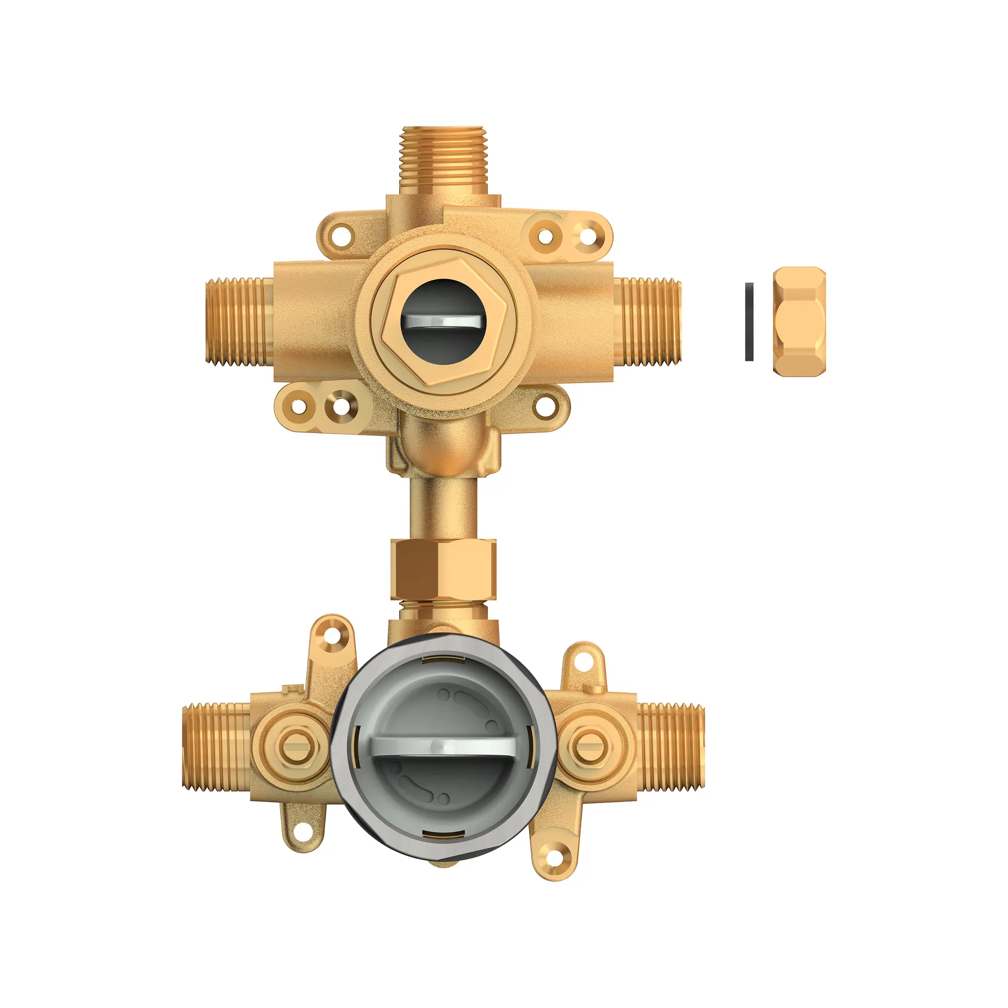 Pressure Balance Valve Rough-In with Integrated Diverter - Image 5