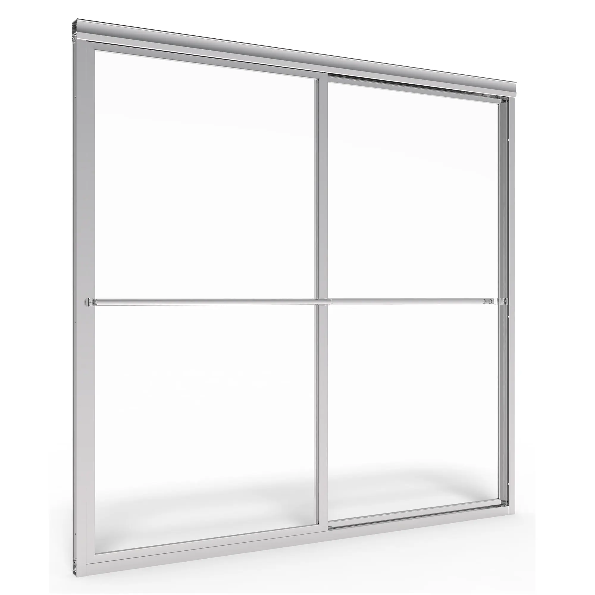 Prestige 60 x 58-1/2-Inch Height Framed Sliding Tub Door with Clear Glass - Image 22