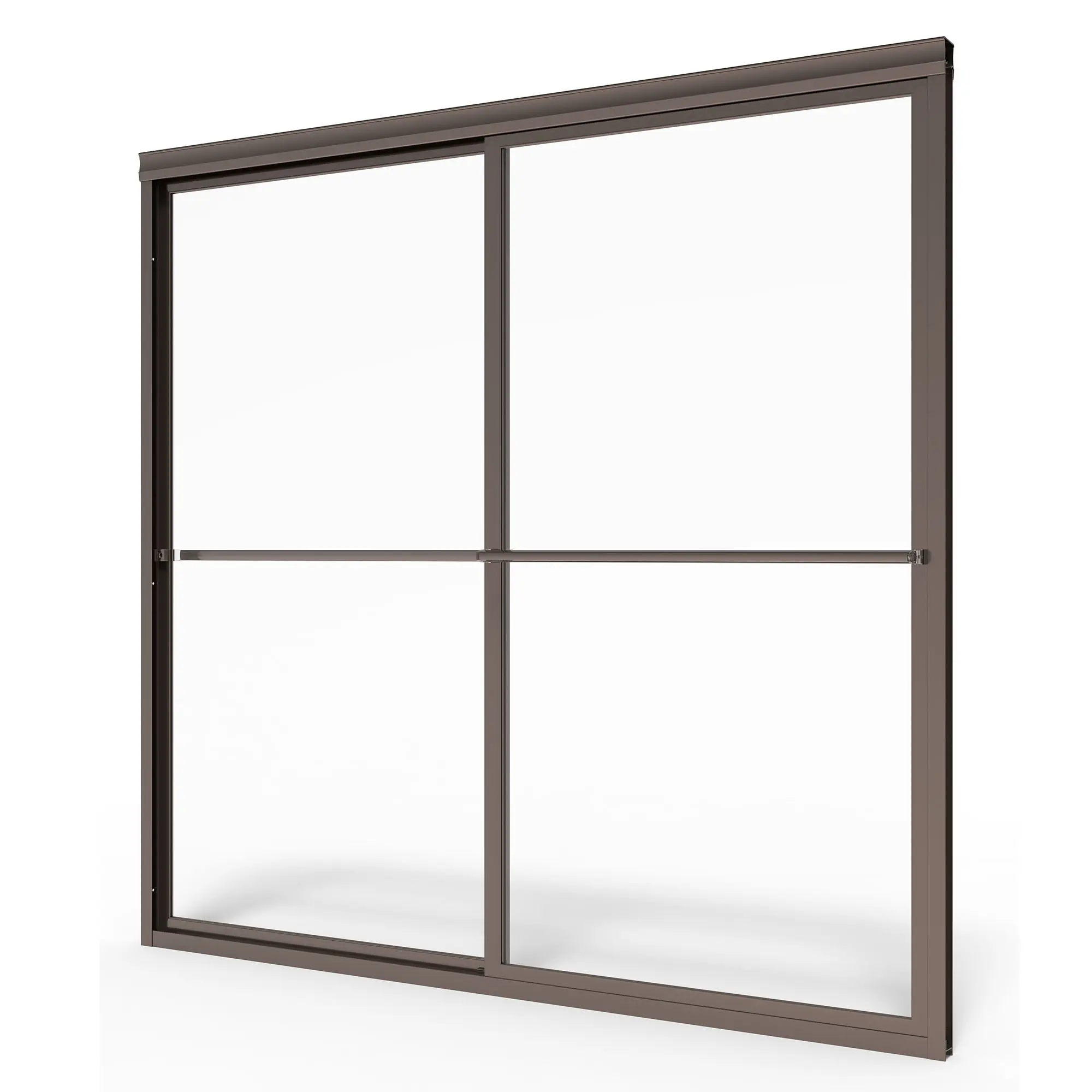 Euro 70-Inch Height Semi-Frameless Sliding Shower Door - Image 9