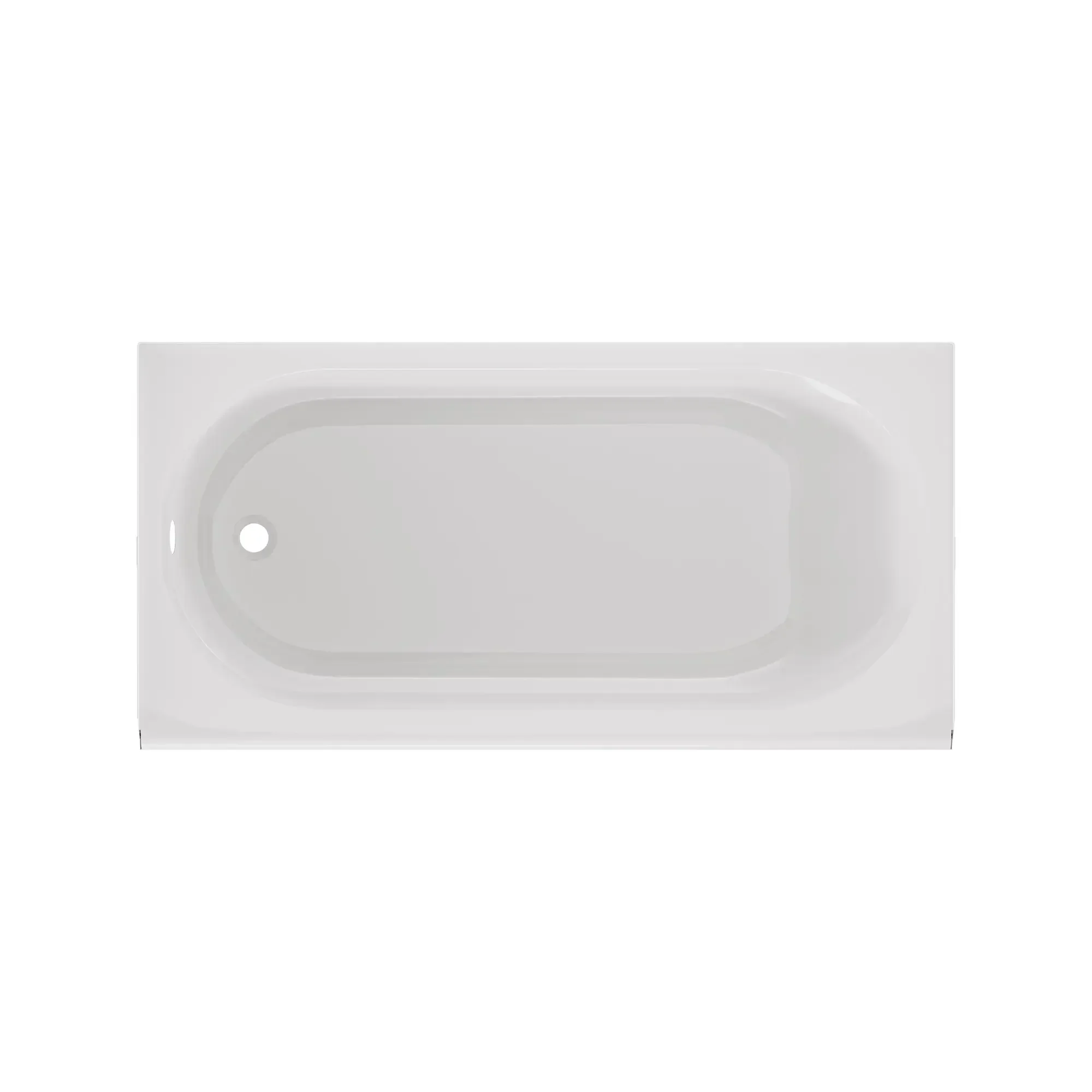 Princeton® PRO Steel 60 x 30-inch Integral Apron Bathtub with Left-Hand Outlet