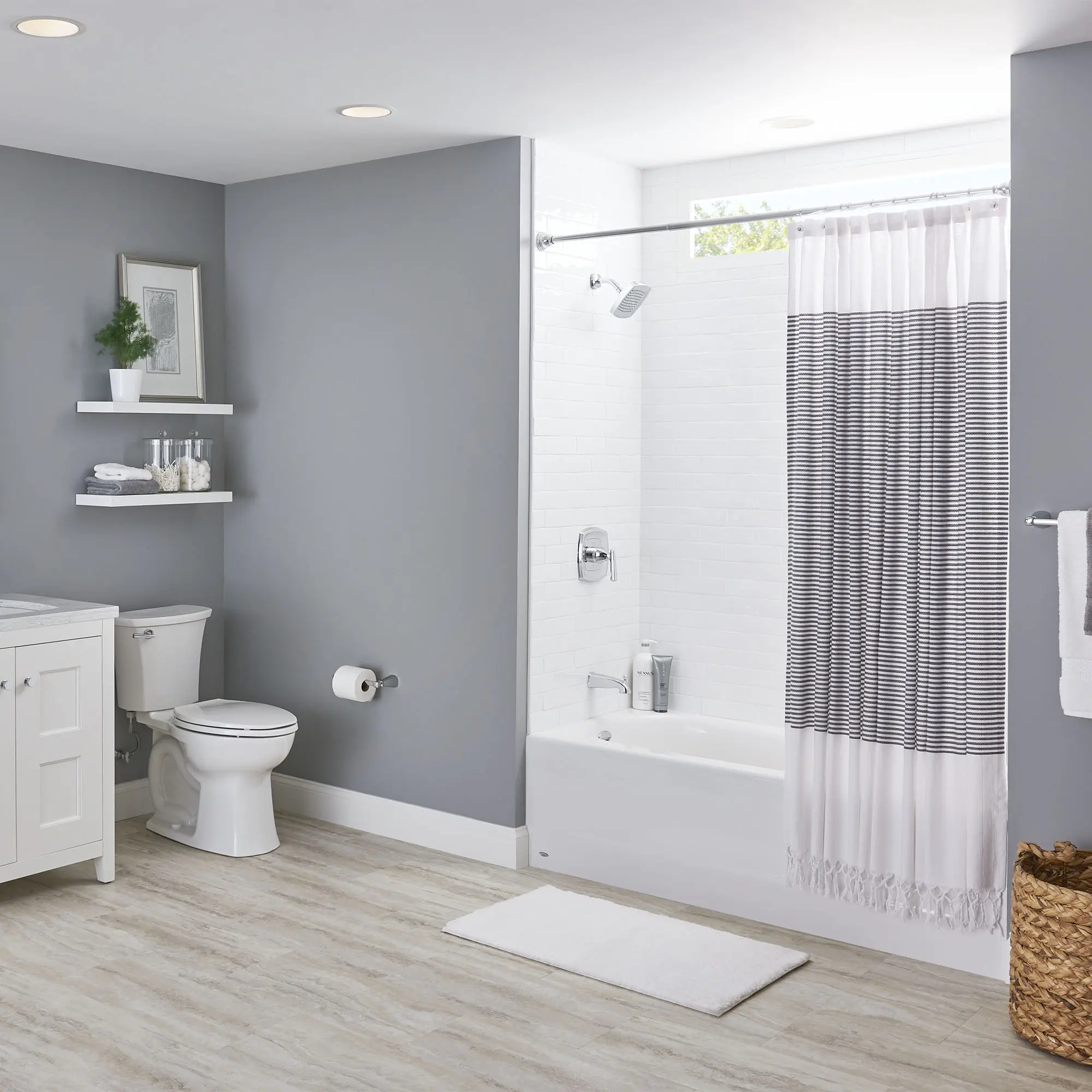 Princeton® Americast® 60 x 30-Inch Integral Apron Bathtub Above Floor Rough with Left-Hand Outlet - Image 7