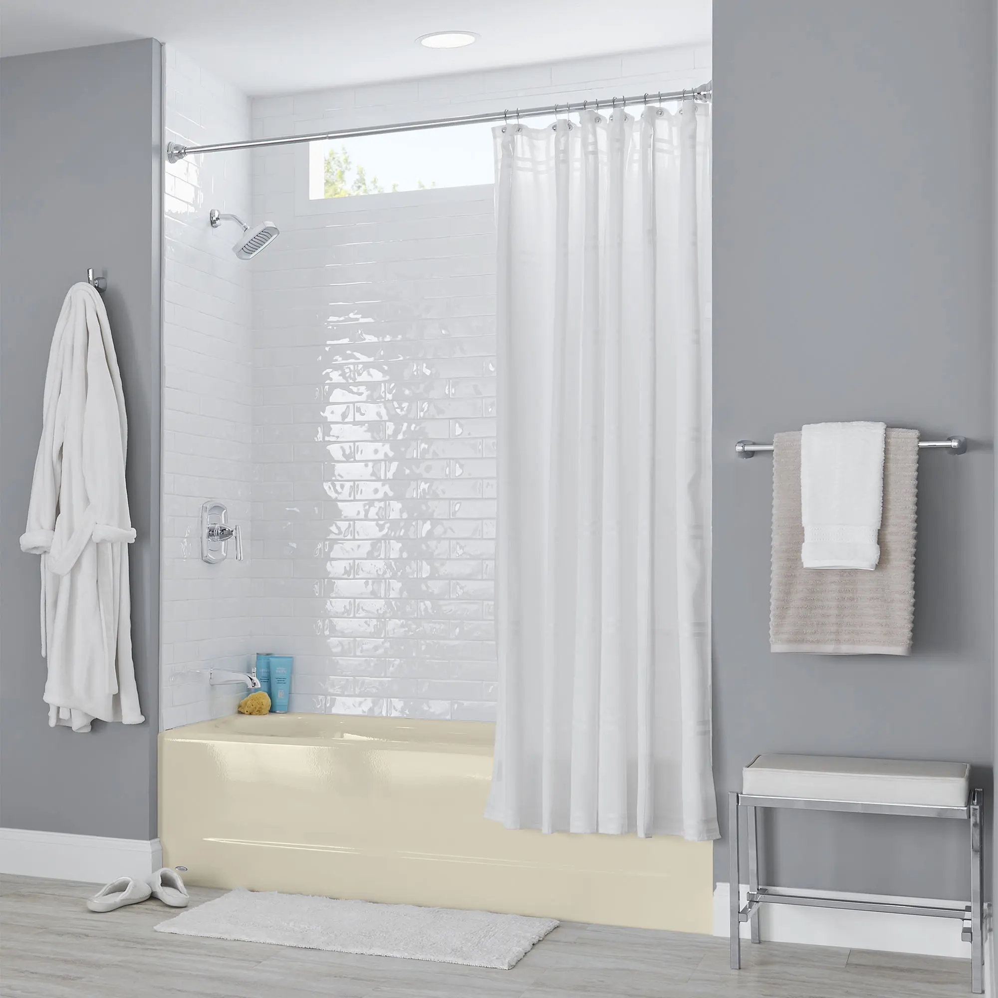 Princeton® Americast® 60 x 30-Inch Integral Apron Bathtub With Left-Hand Outlet - Image 31