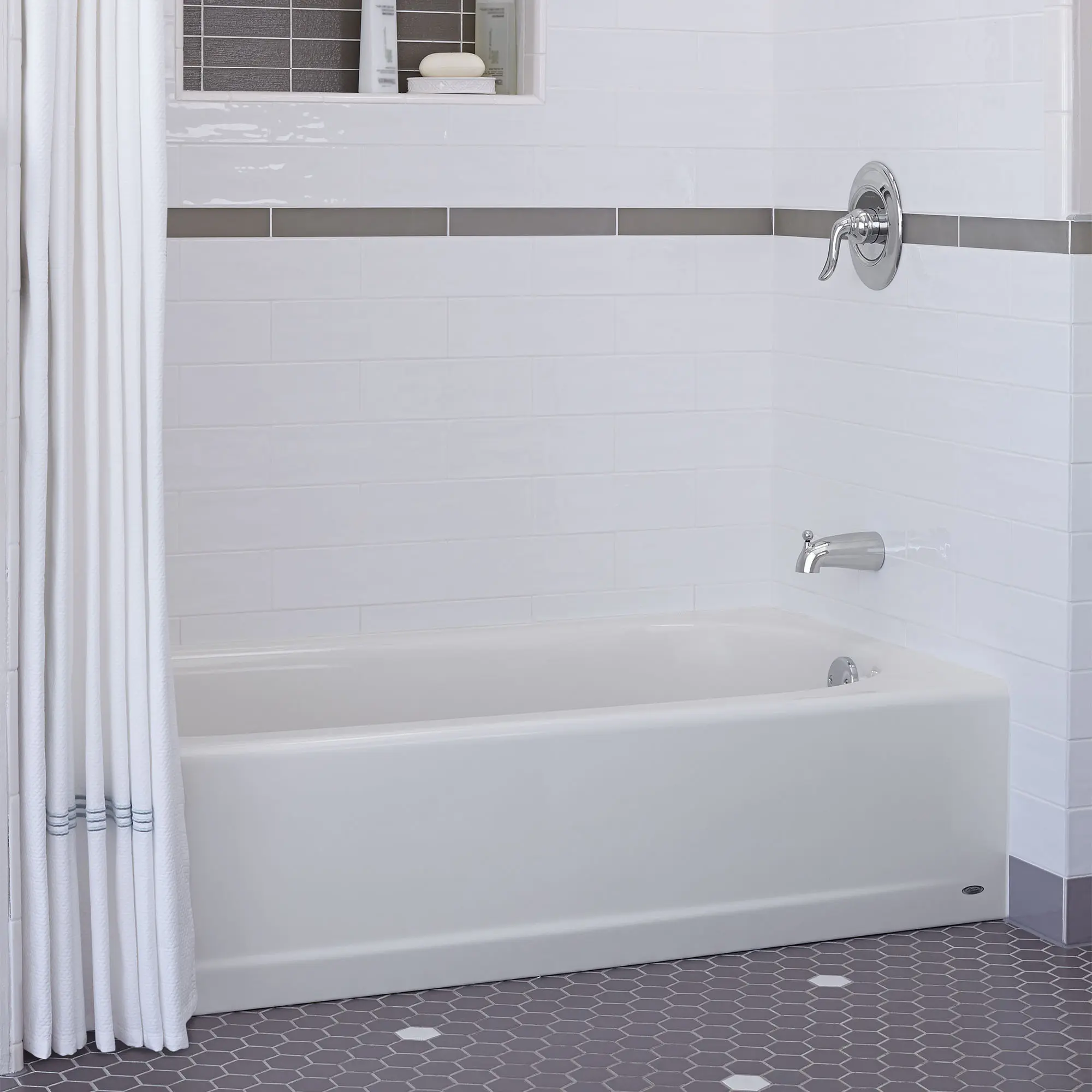 Princeton® Americast® 60 x 30-Inch Integral Apron Bathtub with Right-Hand Outlet - Image 5