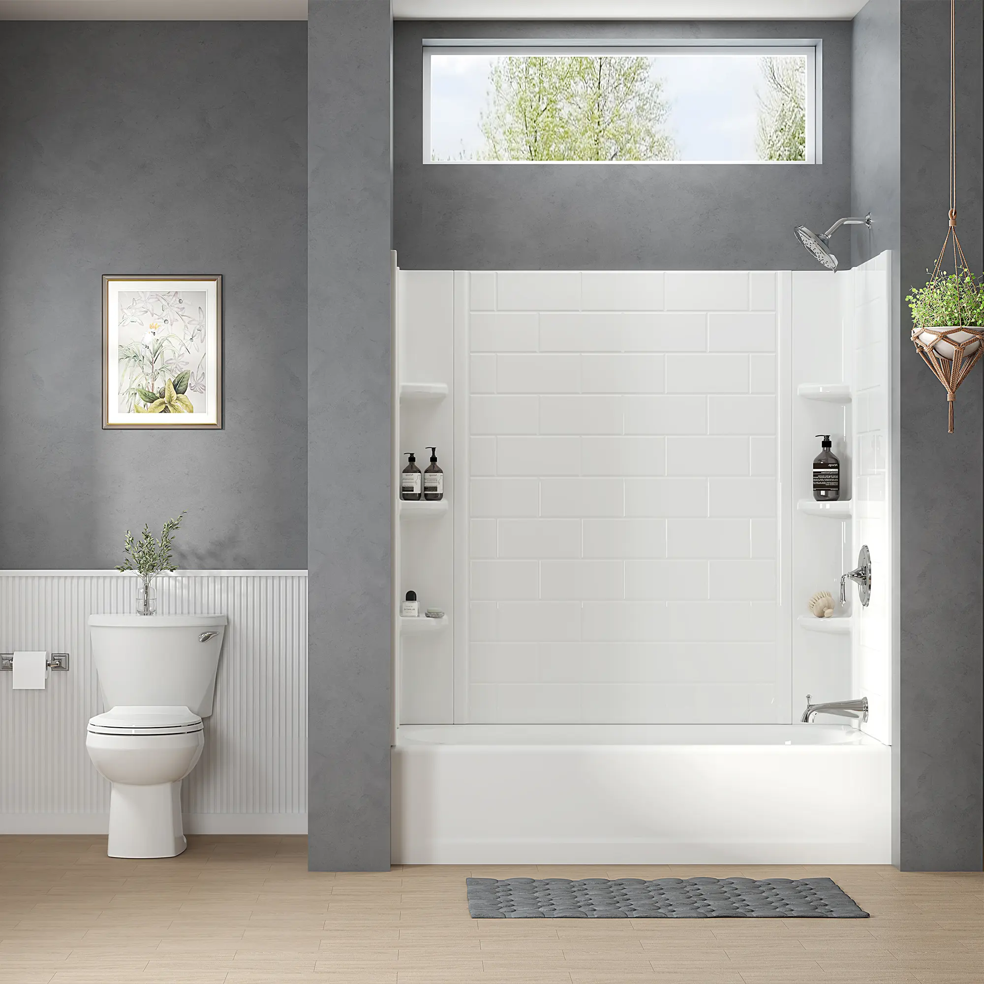 Princeton® PRO Steel 60 x 30-inch Integral Apron Bathtub with Right-Hand Outlet - Image 3