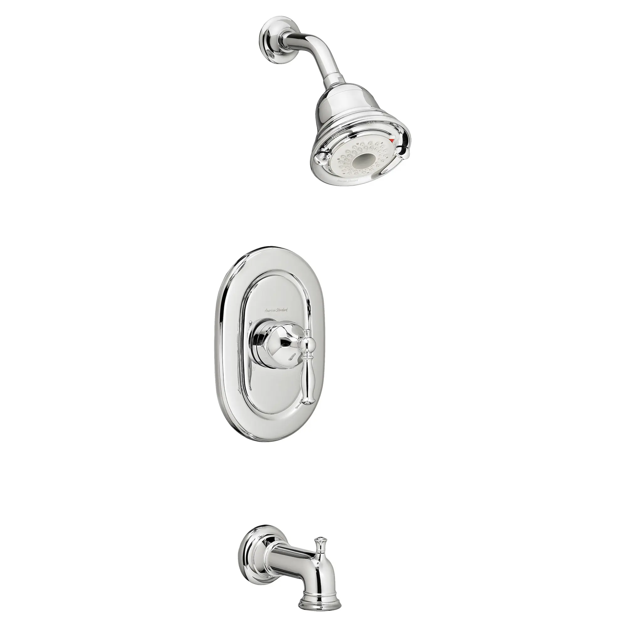 Quentin 2.0 GPM Tub and Shower Trim Kit with FloWise Showerhead, Pressure Balance Valve Cartridge with Lever Handle