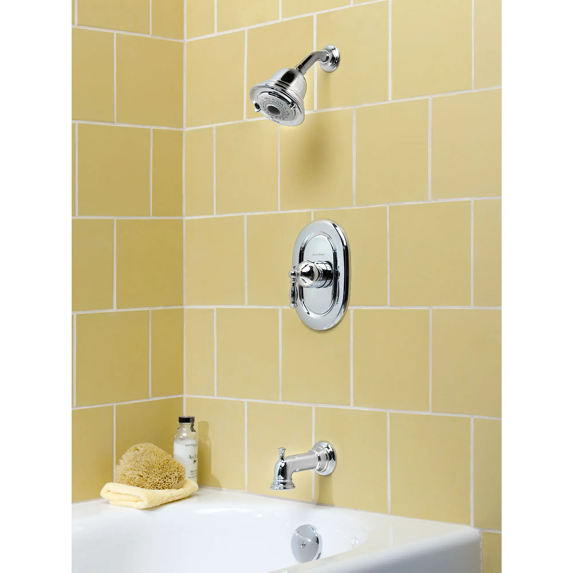 Quentin 2.0 GPM Tub and Shower Trim Kit with FloWise Showerhead, Pressure Balance Valve Cartridge with Lever Handle - Image 5