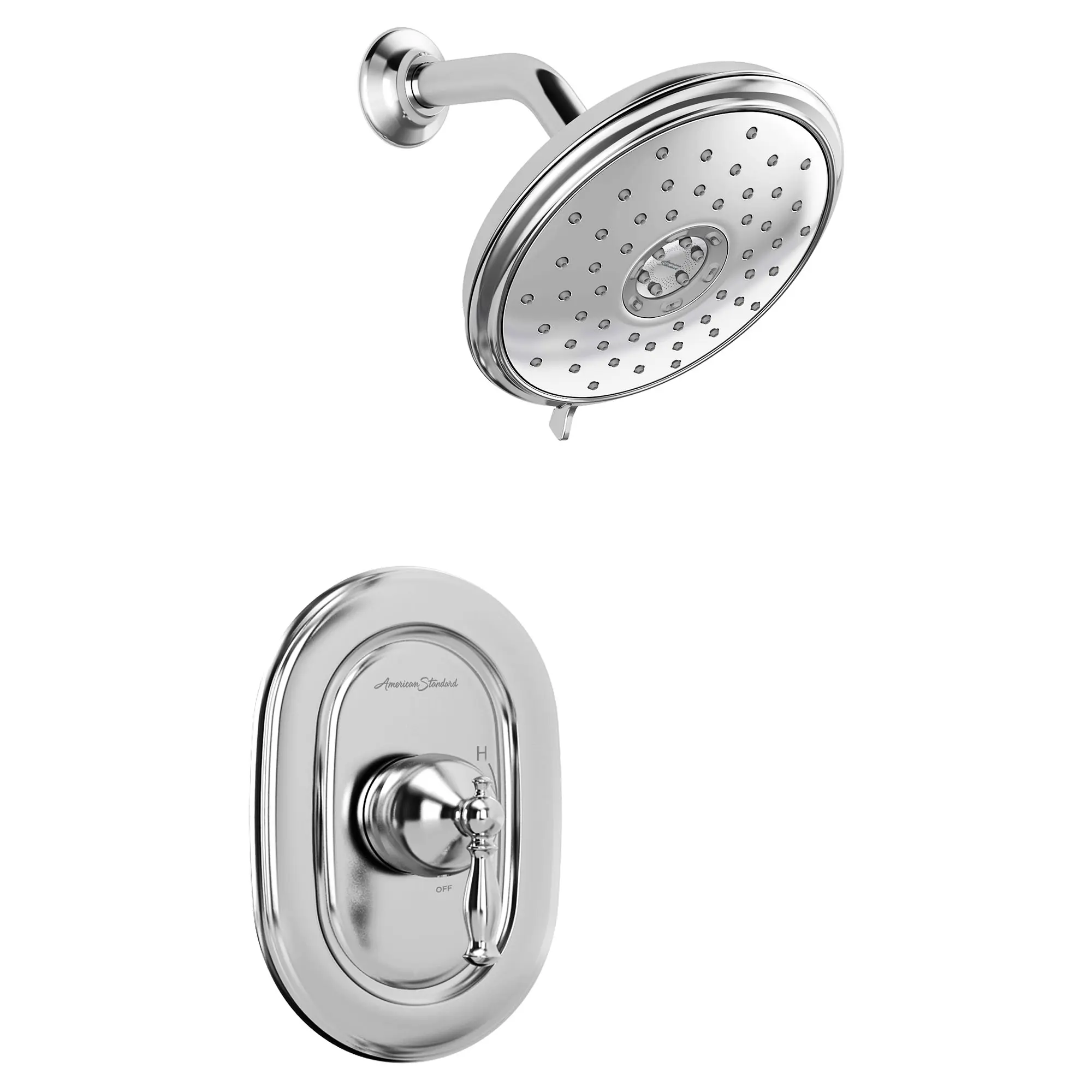 Quentin® 1.8 gpm /6.8 L/min Shower Trim Kit With Water-Saving Showerhead, Double Ceramic Pressure Balance Cartridge With Lever Handle - Image 6