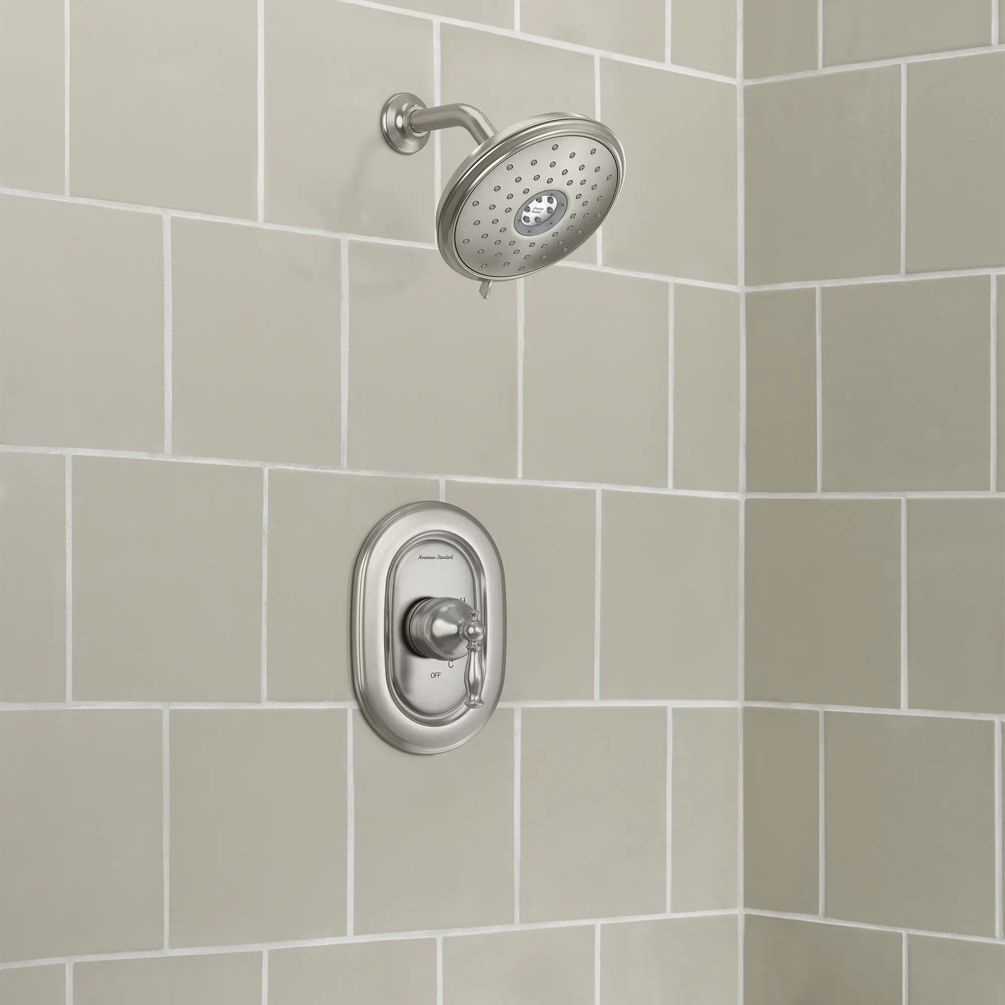 Quentin® 1.8 gpm /6.8 L/min Shower Trim Kit With Water-Saving Showerhead, Double Ceramic Pressure Balance Cartridge With Lever Handle - Image 9