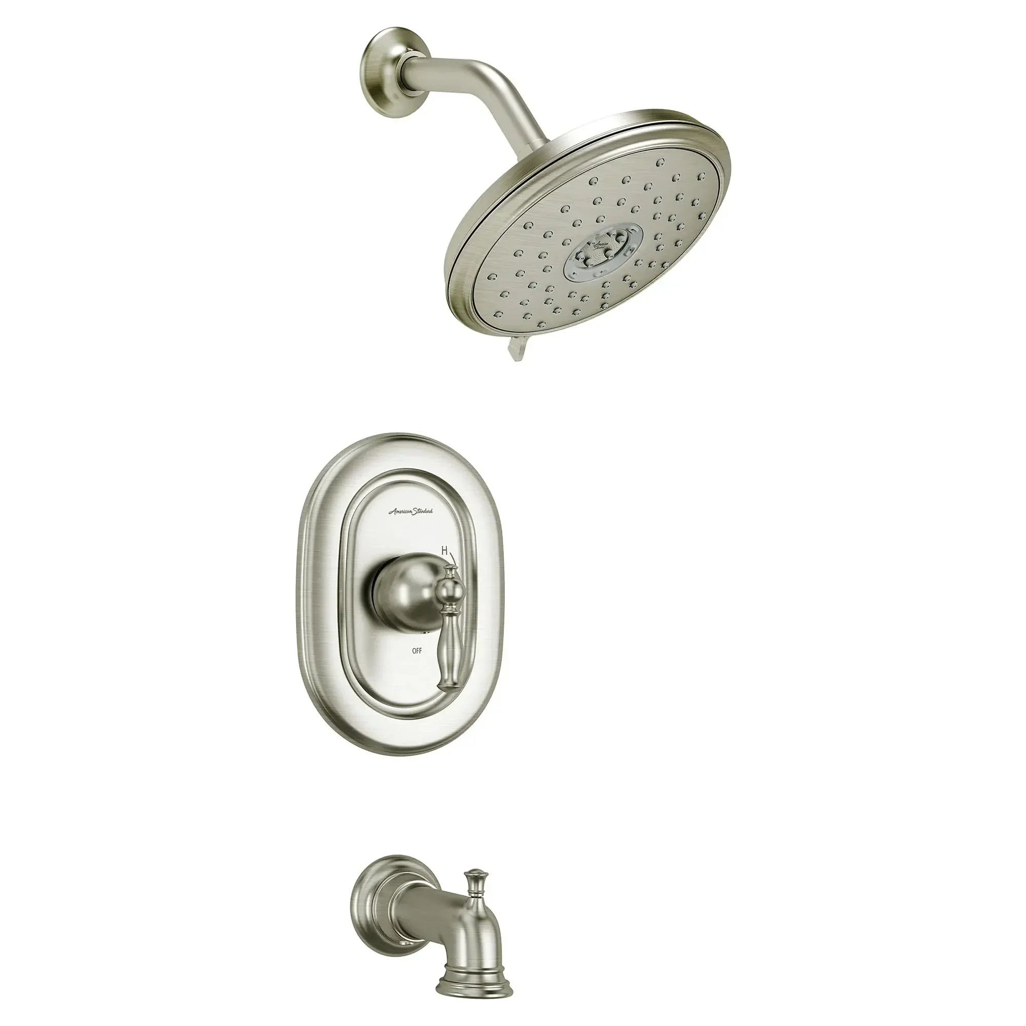Quentin® 1.8 gpm /6.8 L/min Tub and Shower Trim Kit With Water-Saving Showerhead, Double Ceramic Pressure Balance Cartridge With Lever Handle - Image 10