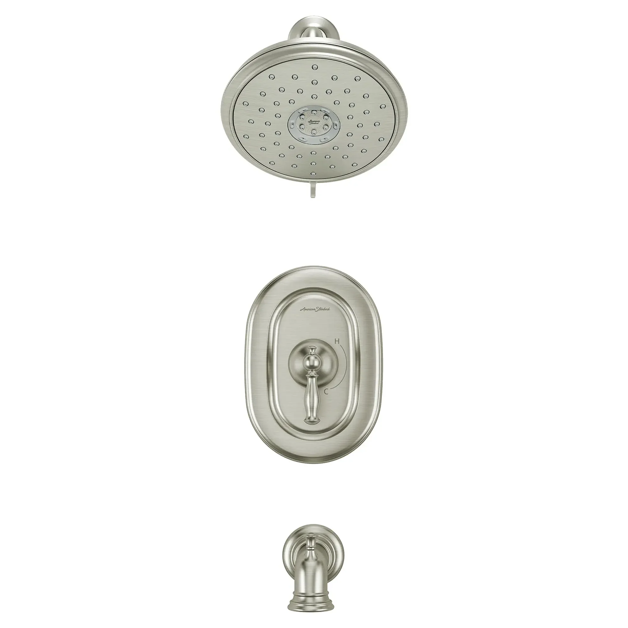 Quentin® 1.8 gpm /6.8 L/min Tub and Shower Trim Kit With Water-Saving Showerhead, Double Ceramic Pressure Balance Cartridge With Lever Handle - Image 2
