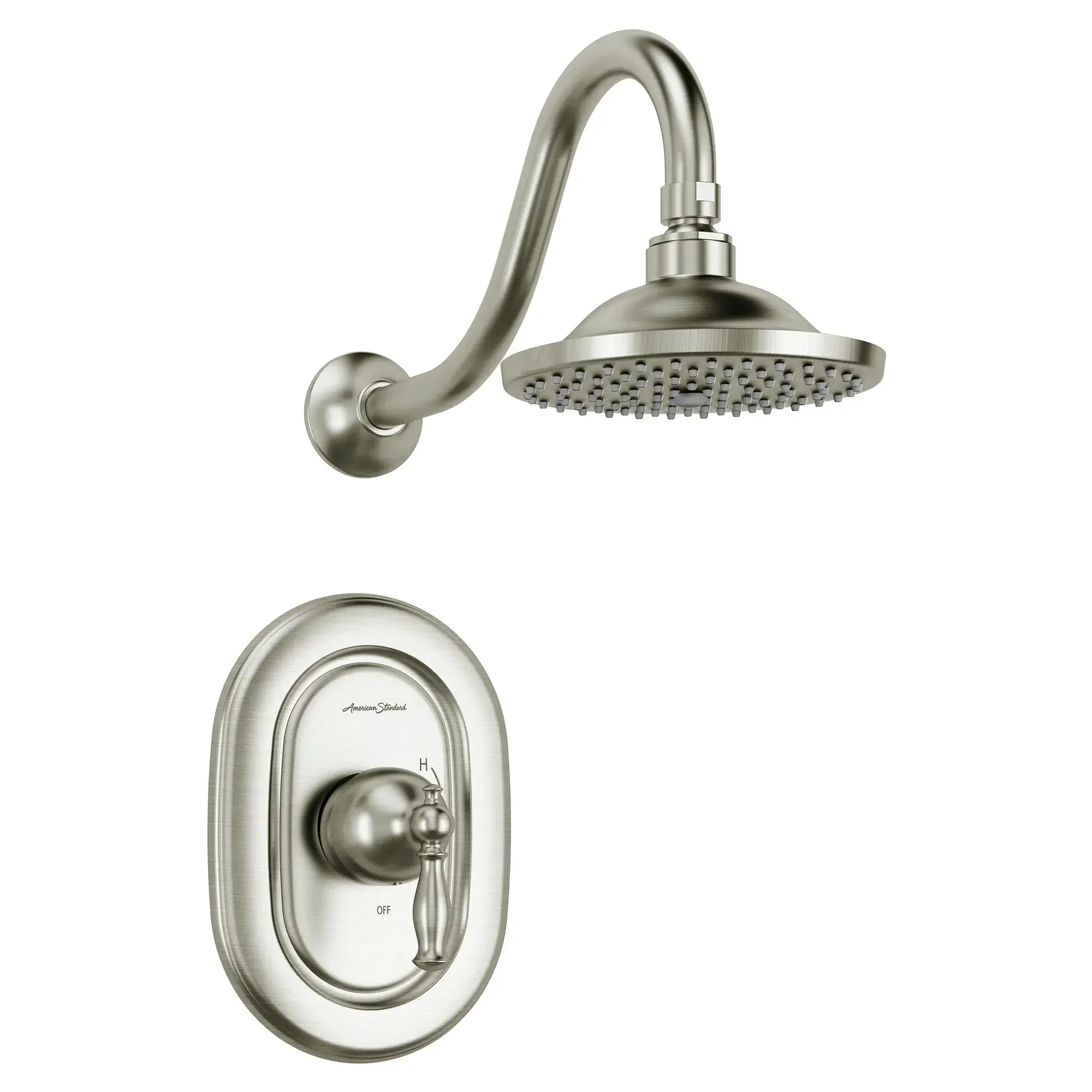Quentin® 2.5 gpm/9.5 L/min Shower Trim Kit With Rain Showerhead, Double Ceramic Pressure Balance Cartridge With Lever Handle - Image 10