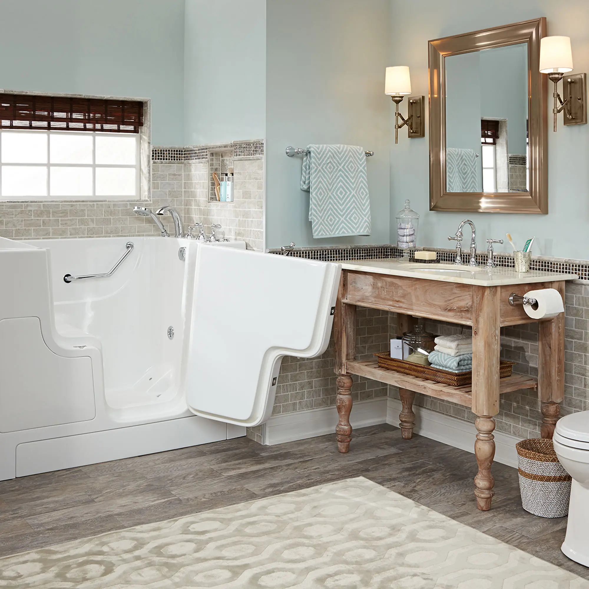 Quentin® 8-Inch Widespread 2-Handle Bathroom Faucet 1.2 gpm/4.5 L/min With Lever Handles - Image 9