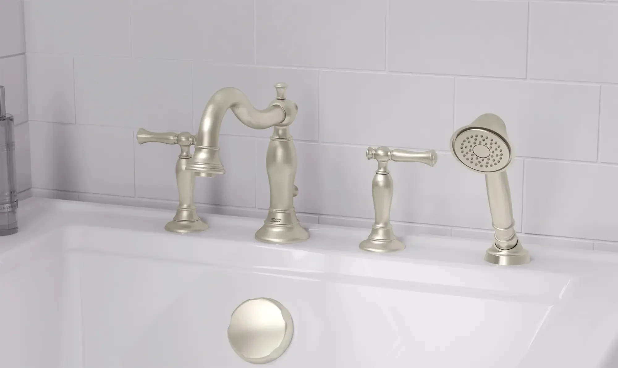 Quentin® Bathtub Faucet With Lever Handles and Personal Shower for Flash® Rough-In Valve - Image 5