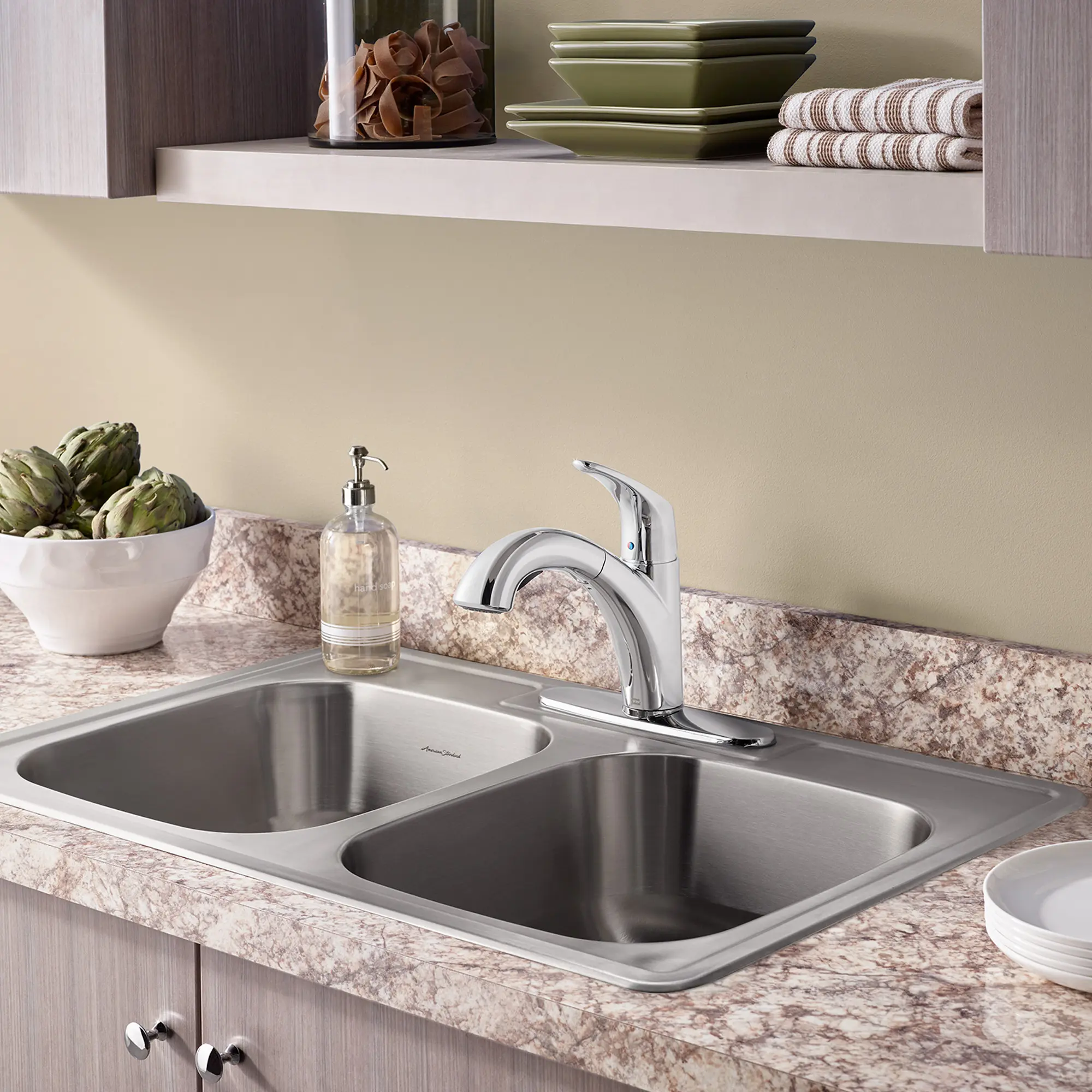Quince® Single-Handle Pull-Out Dual-Spray Kitchen Faucet 1.5 gpm/5.7 L/min - Image 3