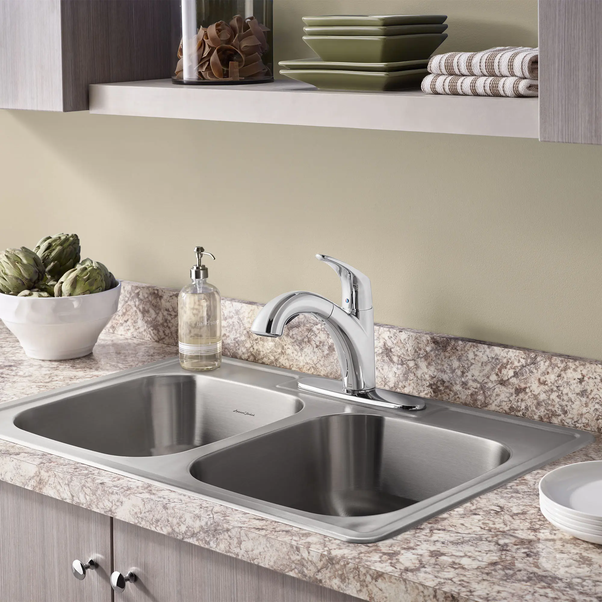 Quince® Single-Handle Pull-Out Dual-Spray Kitchen Faucet 2.2 gpm/8.3 L/min - Image 13